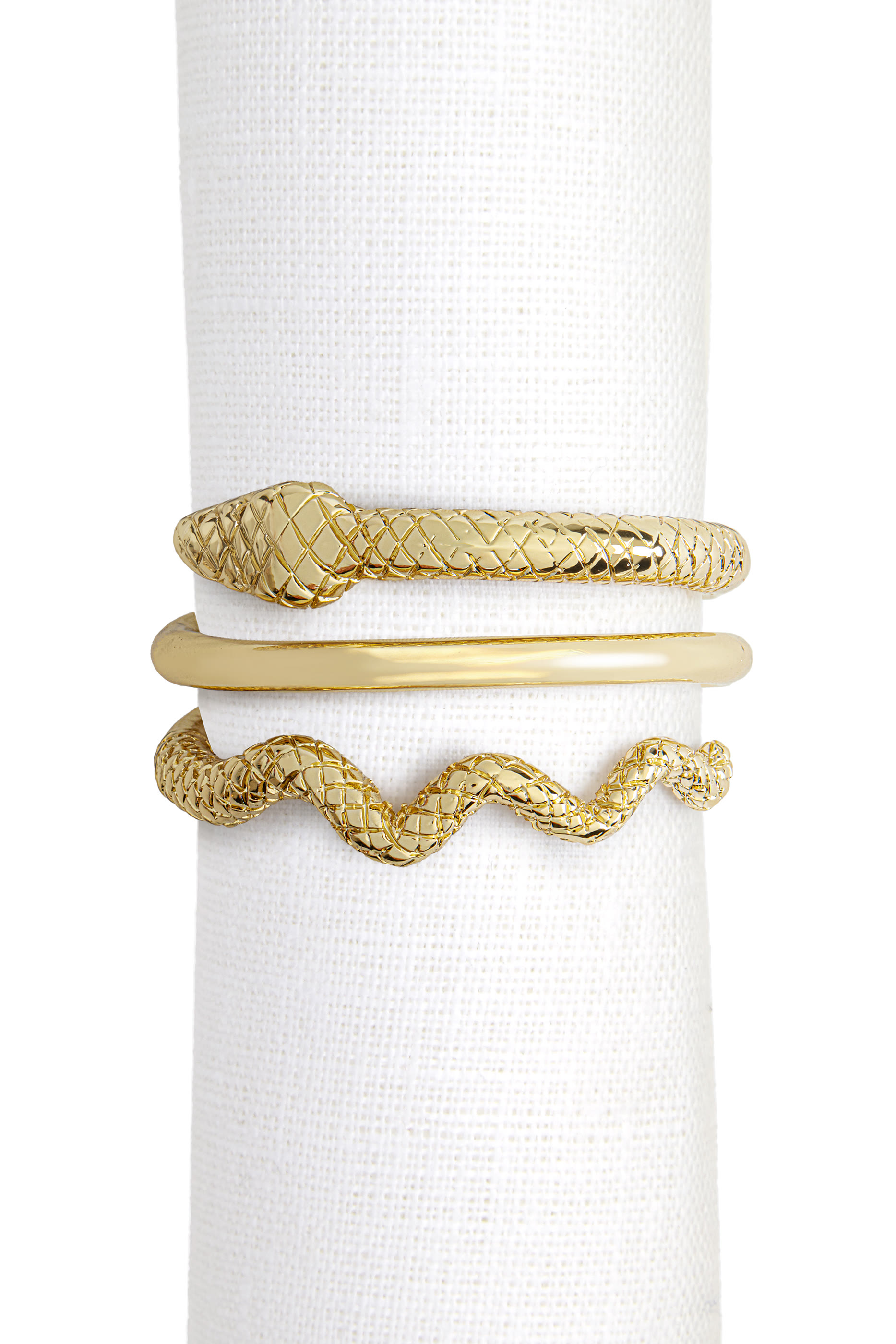 Serpent Napkin Ring, Set of 4