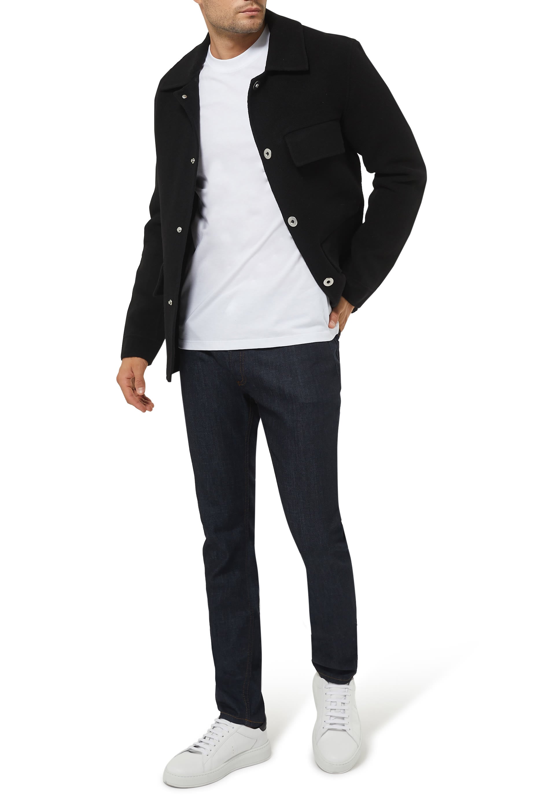 Cotton Monogram Logo T=Shirt