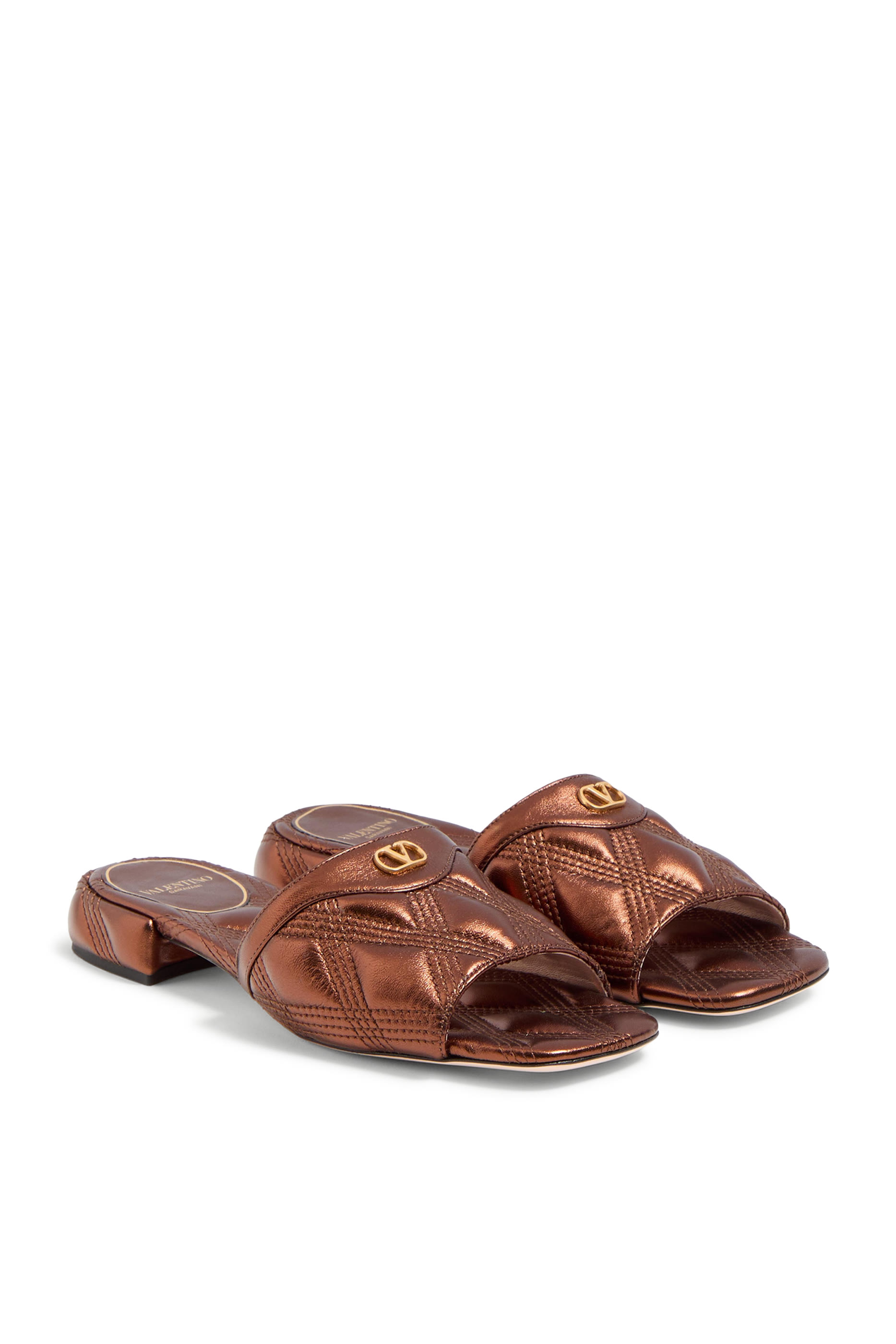 Quiltie 67 Leather Slides