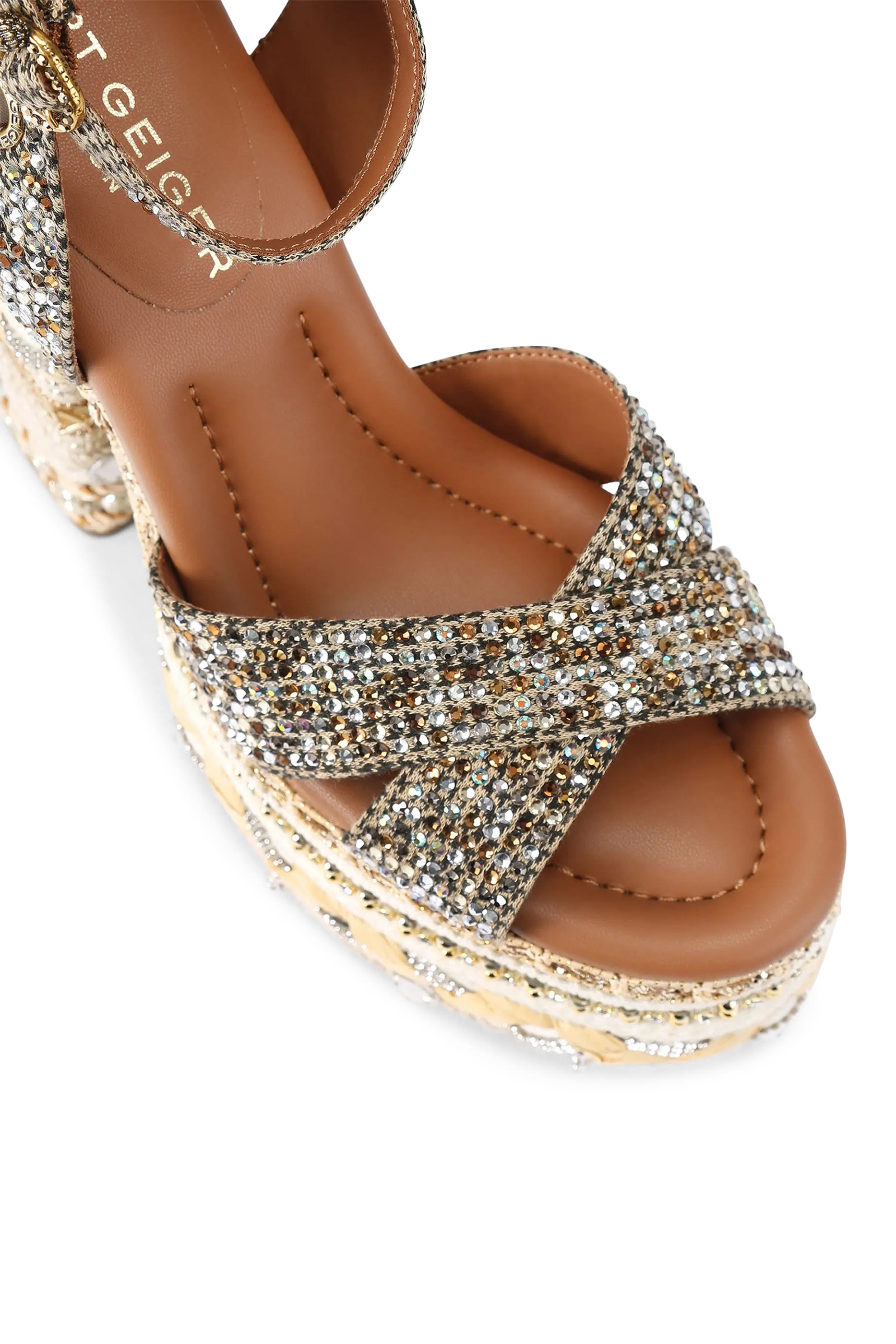 Chelsea Scarf Platform Sandals 135