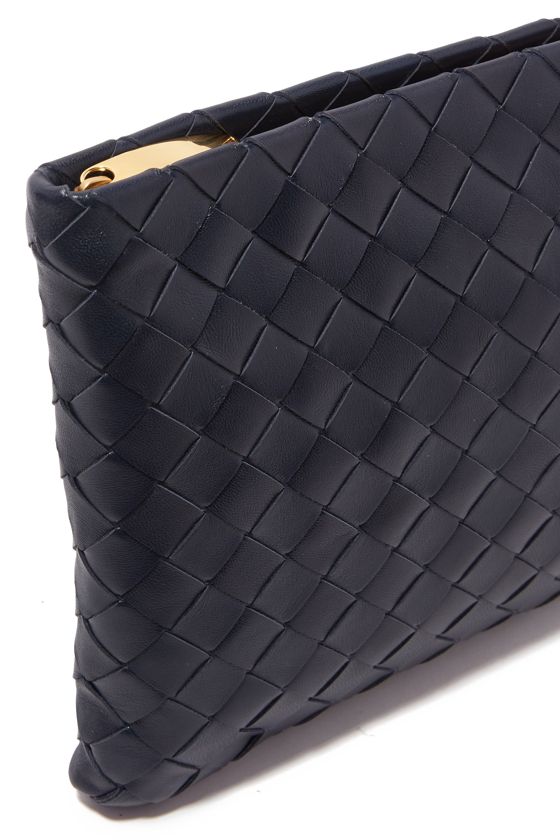 Medium Intrecciato Leather Pouch