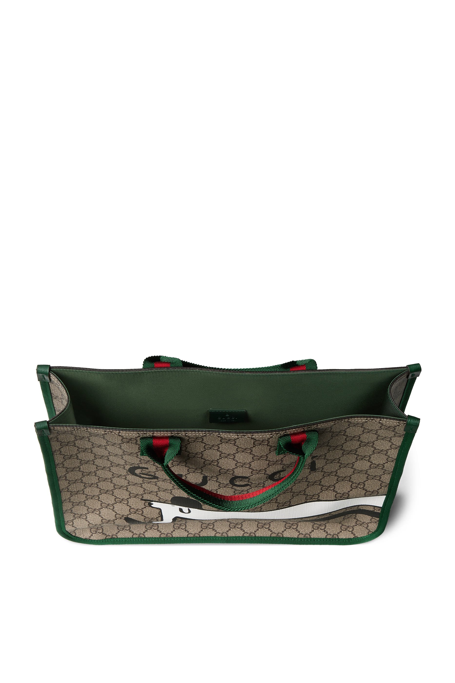Kids Dog-Print GG Tote Bag