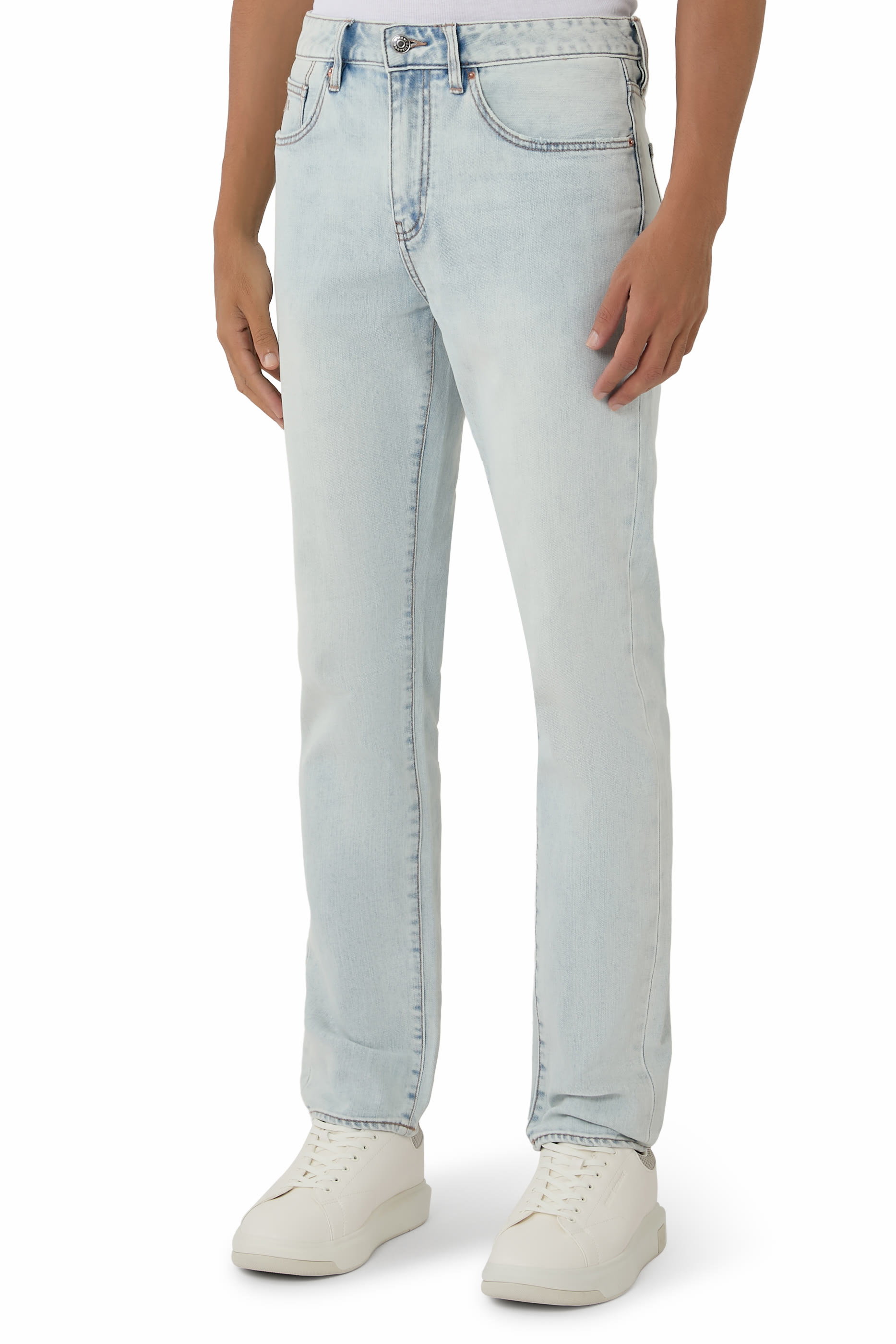 One Block Up Slim Denim Pants