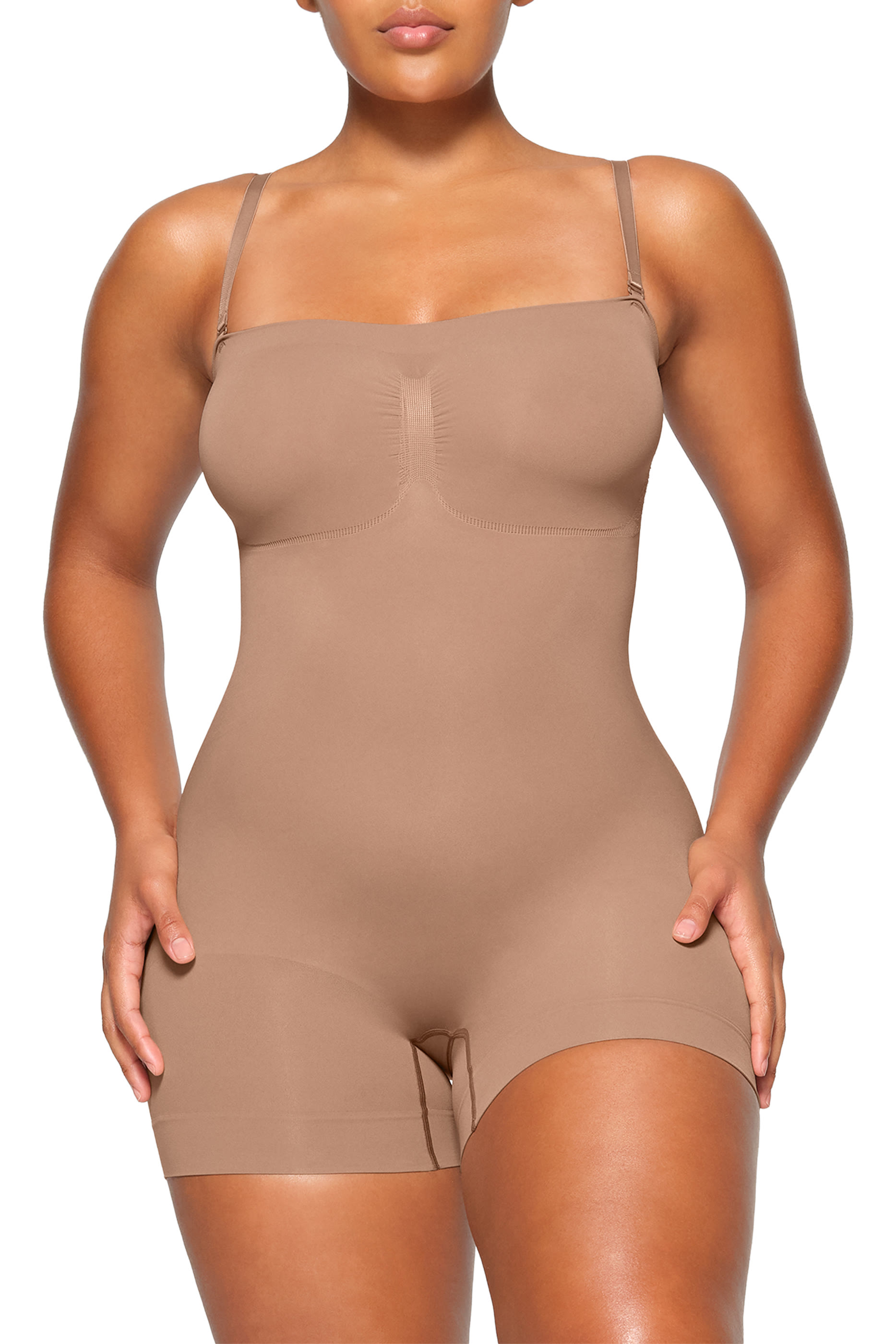  Seamless Sculpt Mid-Thigh Bodysuit