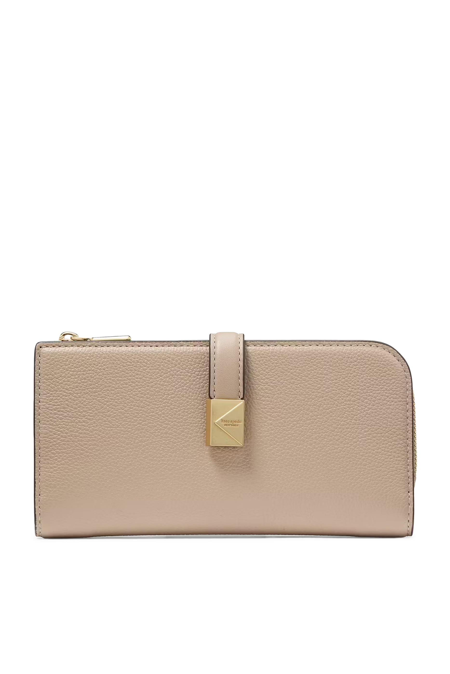 Devin Pebble Leather Zip Wallet