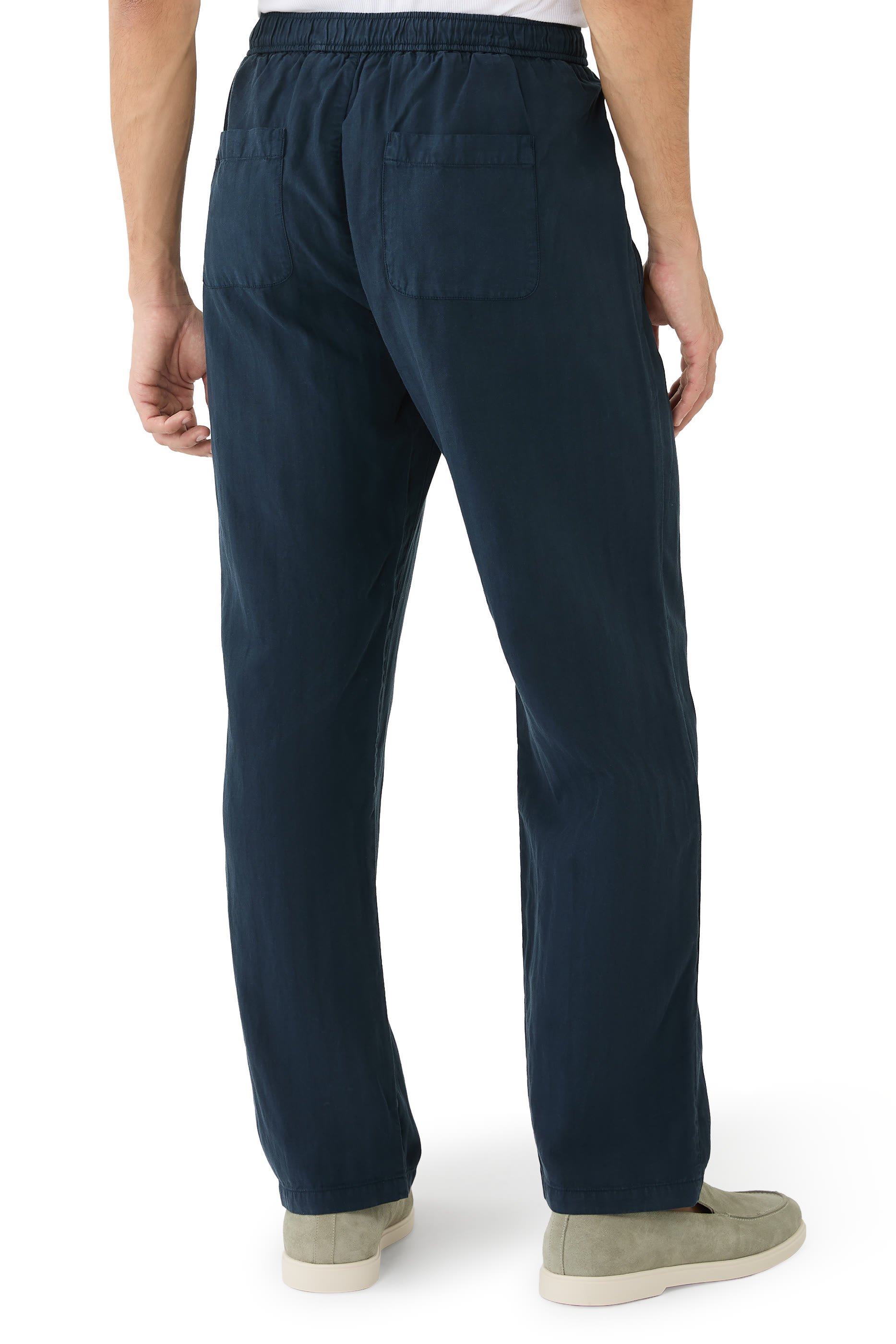 Mendes Linen-Blend Trousers 