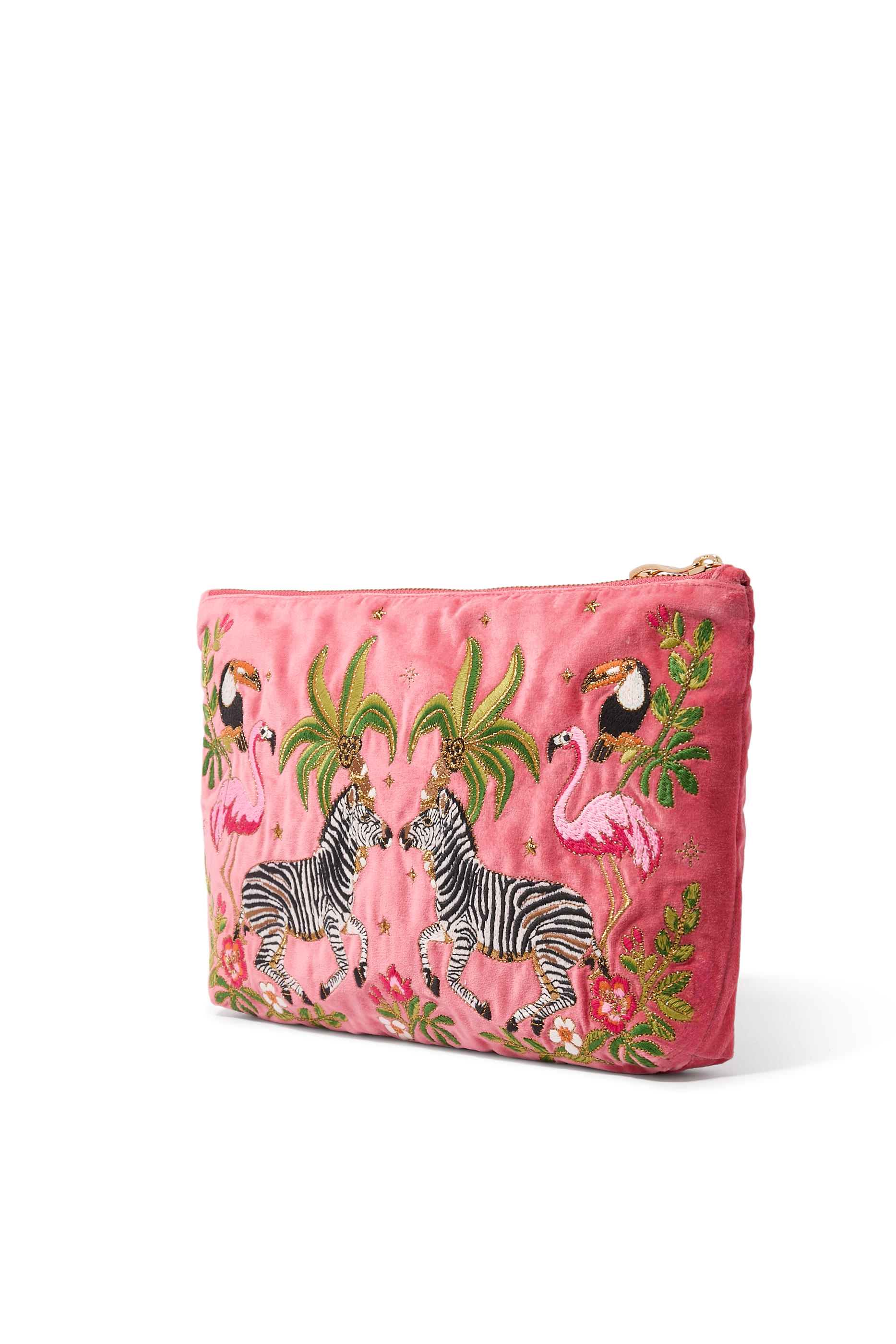Wild Zebra Palm Everyday Pouch