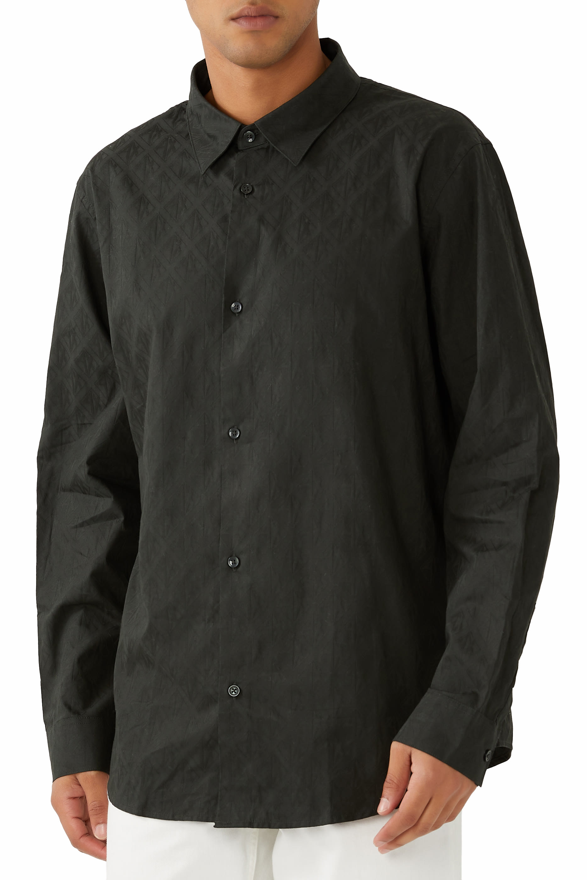 All-Over Logo Regular Fit Shirt