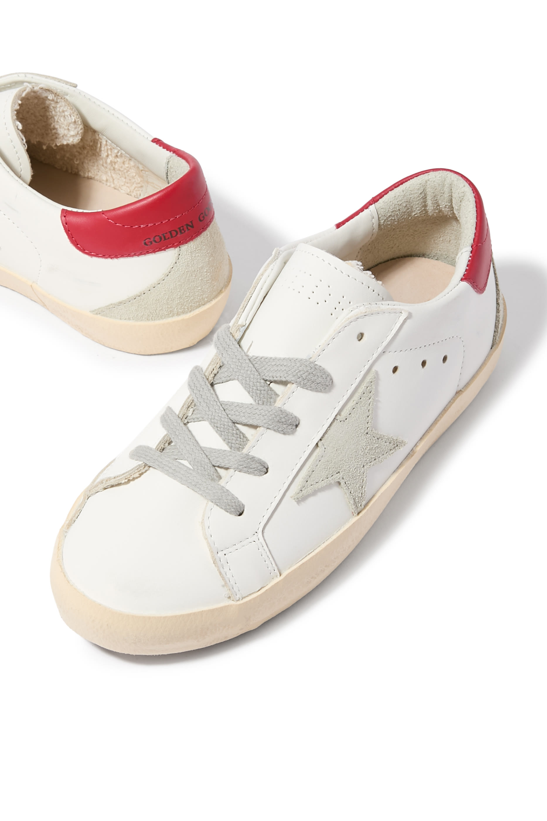 Kids Super-Star Leather Sneakers