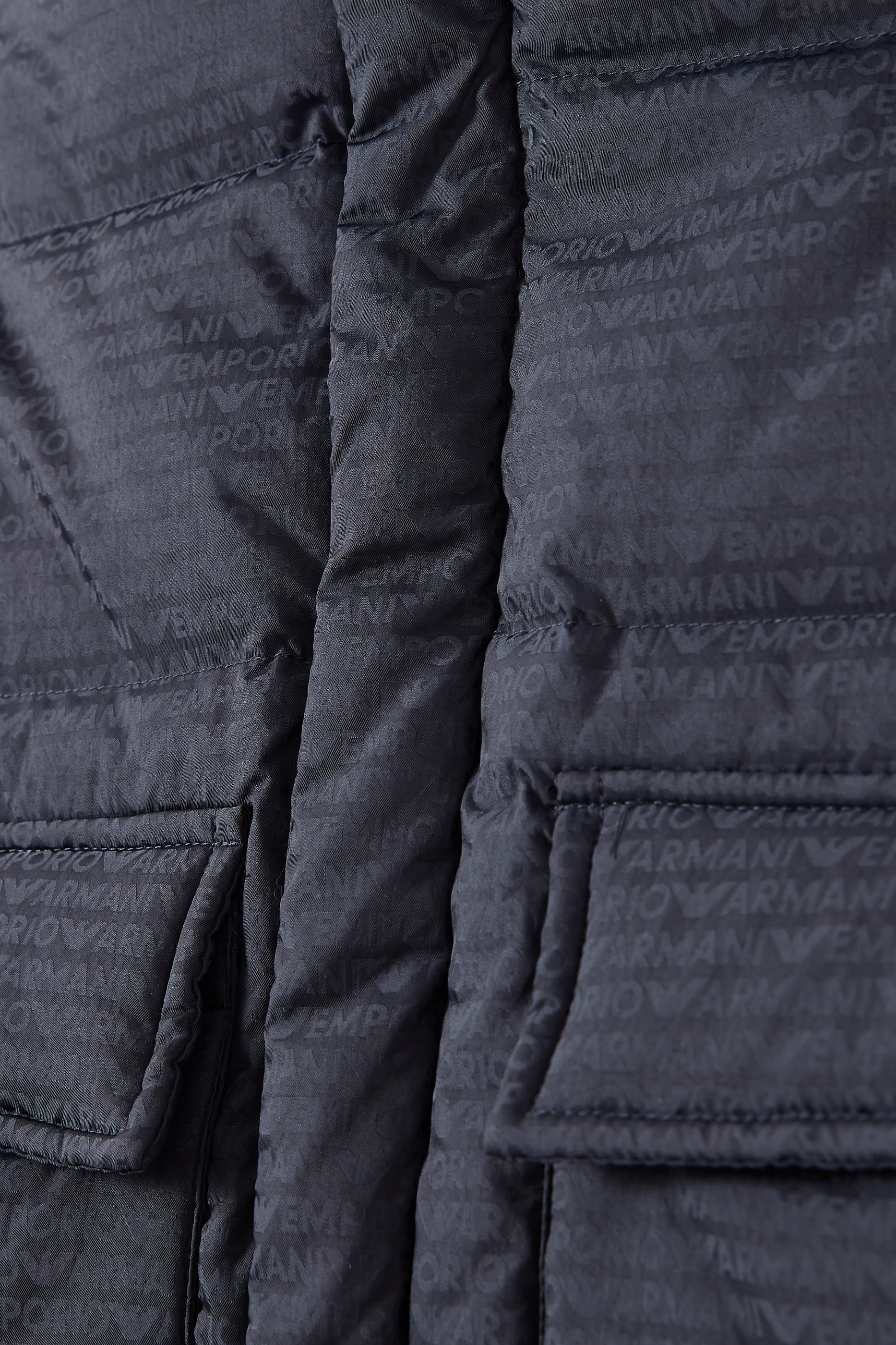 Kids Hooded EA Text Logo Jacket