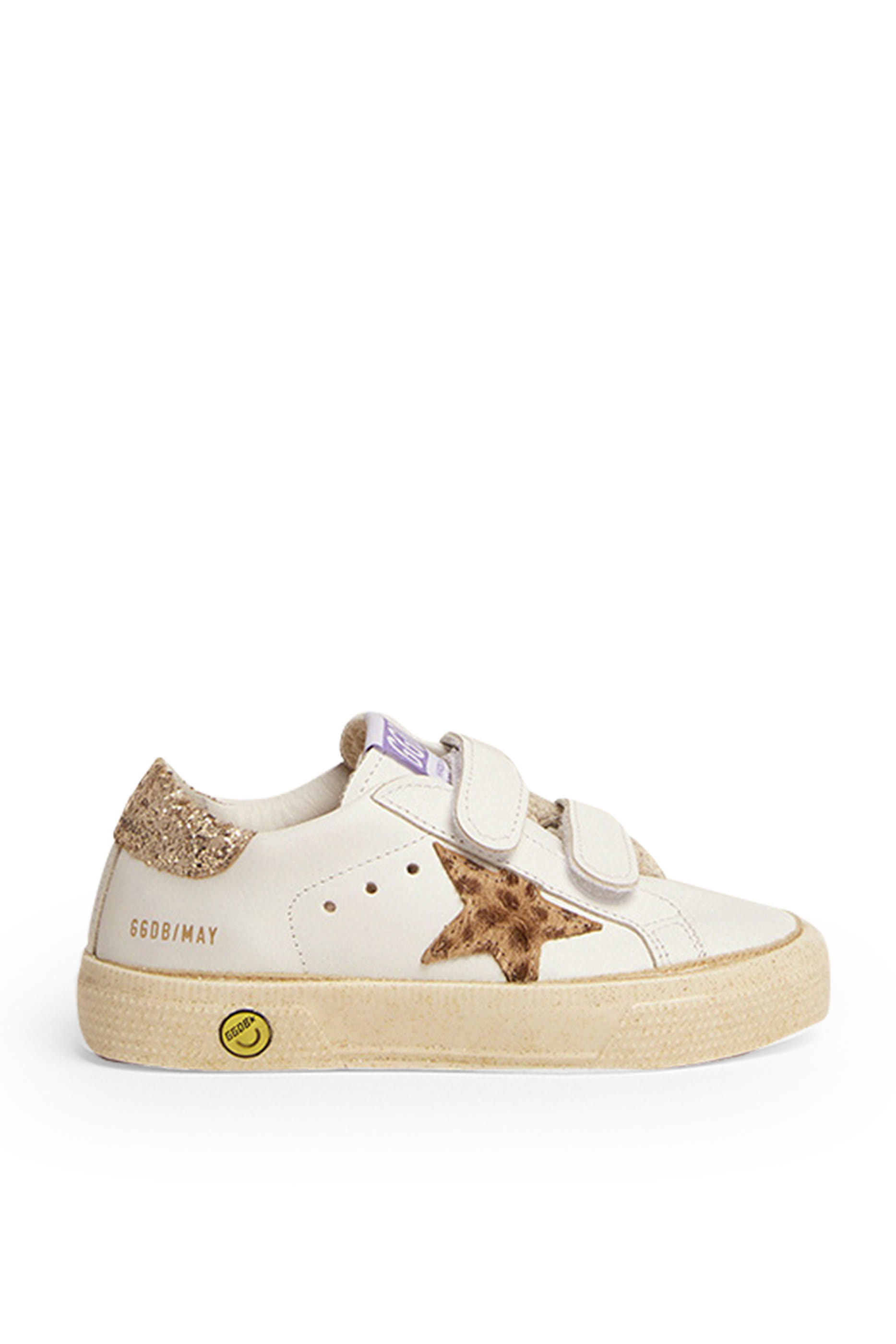 Kids Old School Sneakers with Giraffe Print Star