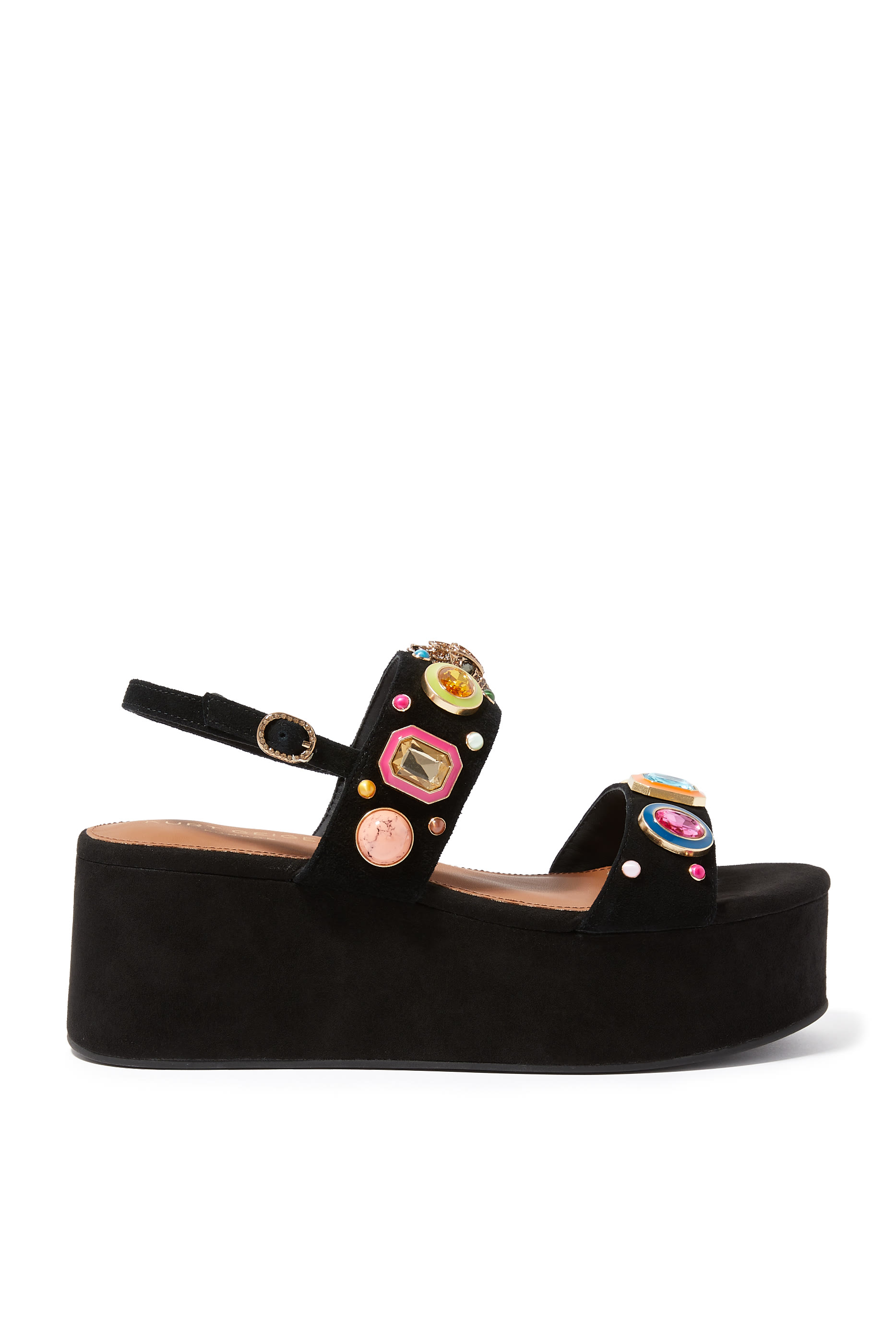 Multi Gem 80 Platform Heels
