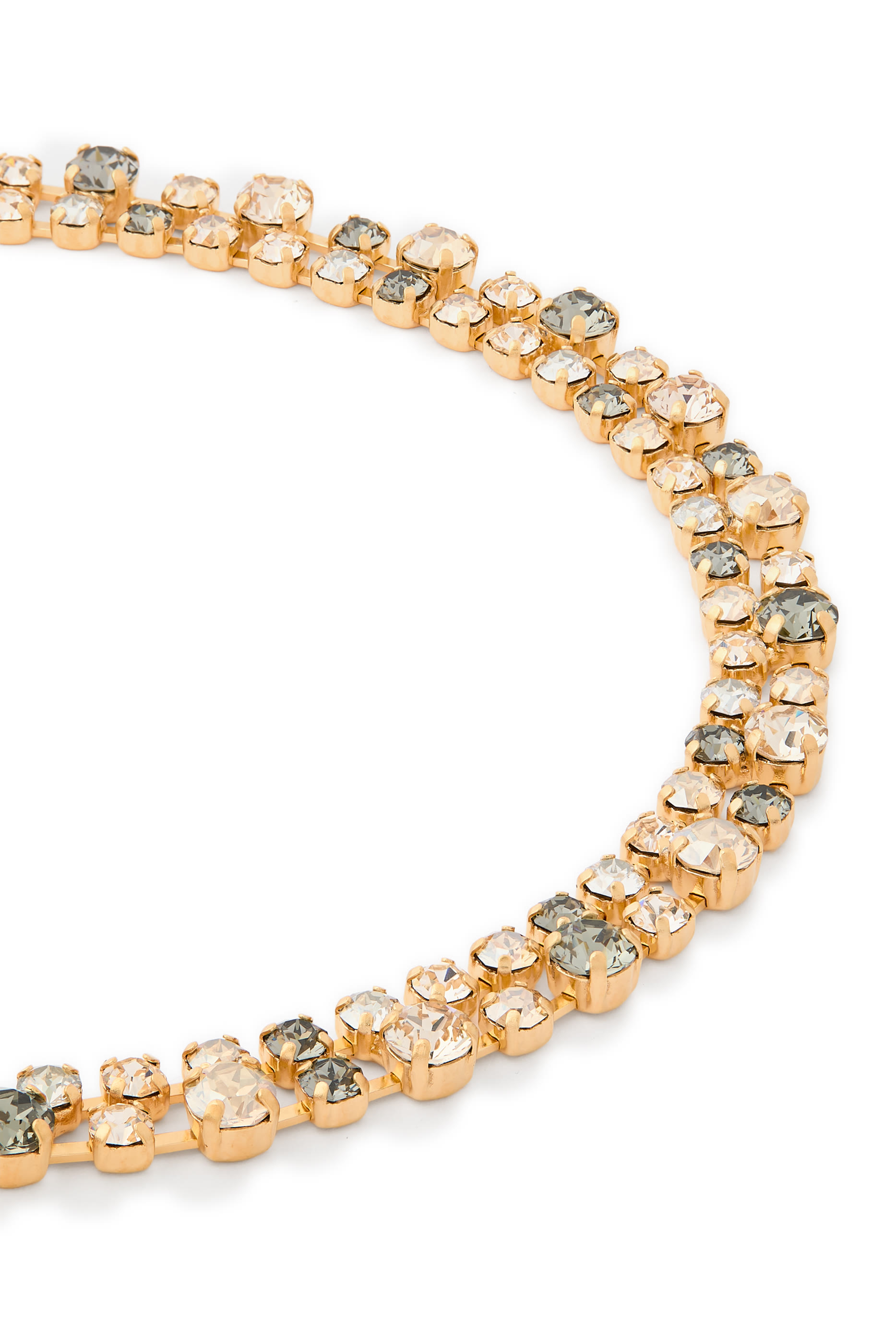  Mini Pomona Necklace, 18K Gold Plated Raw Brass