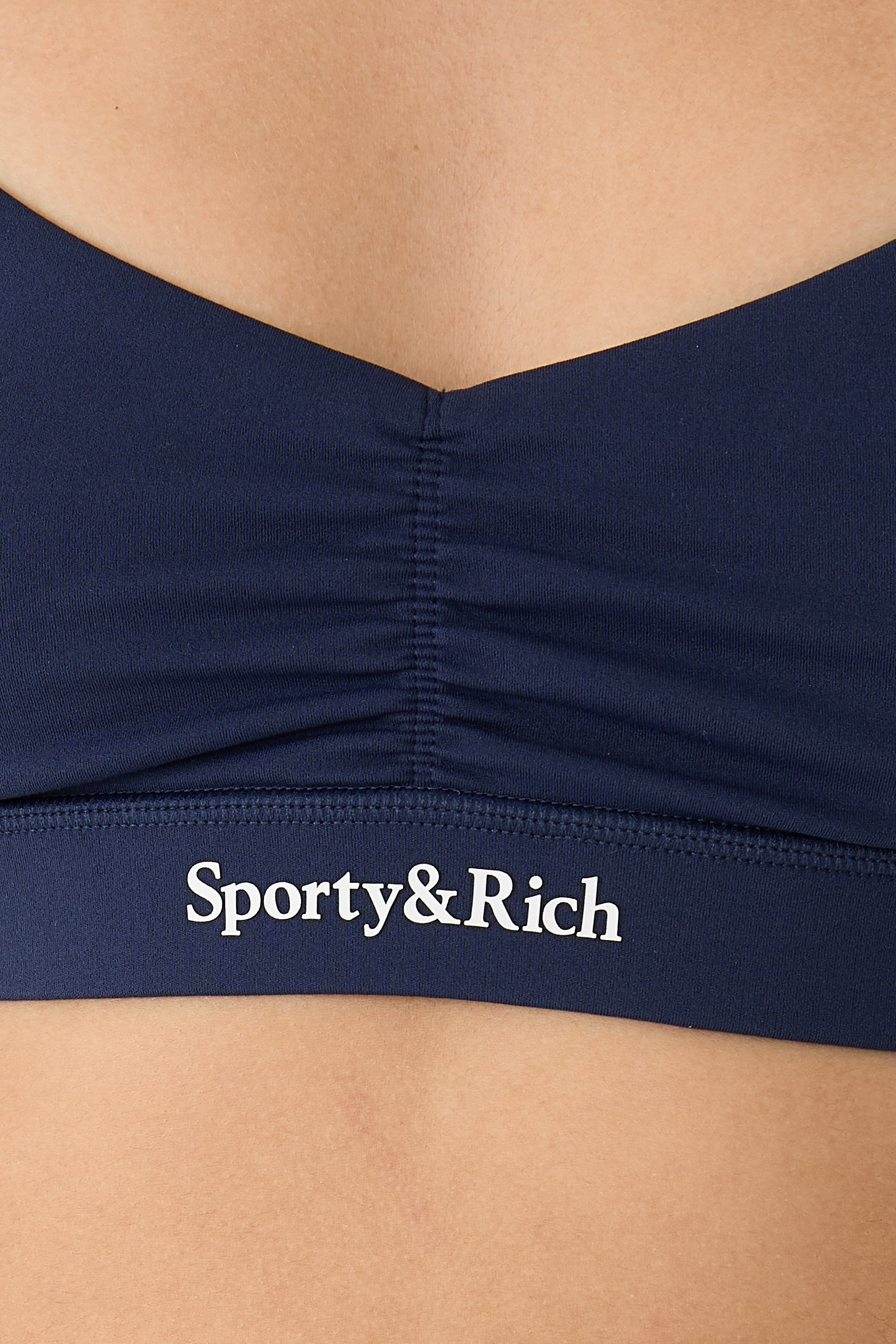 Serif Logo Mini Sports Bra