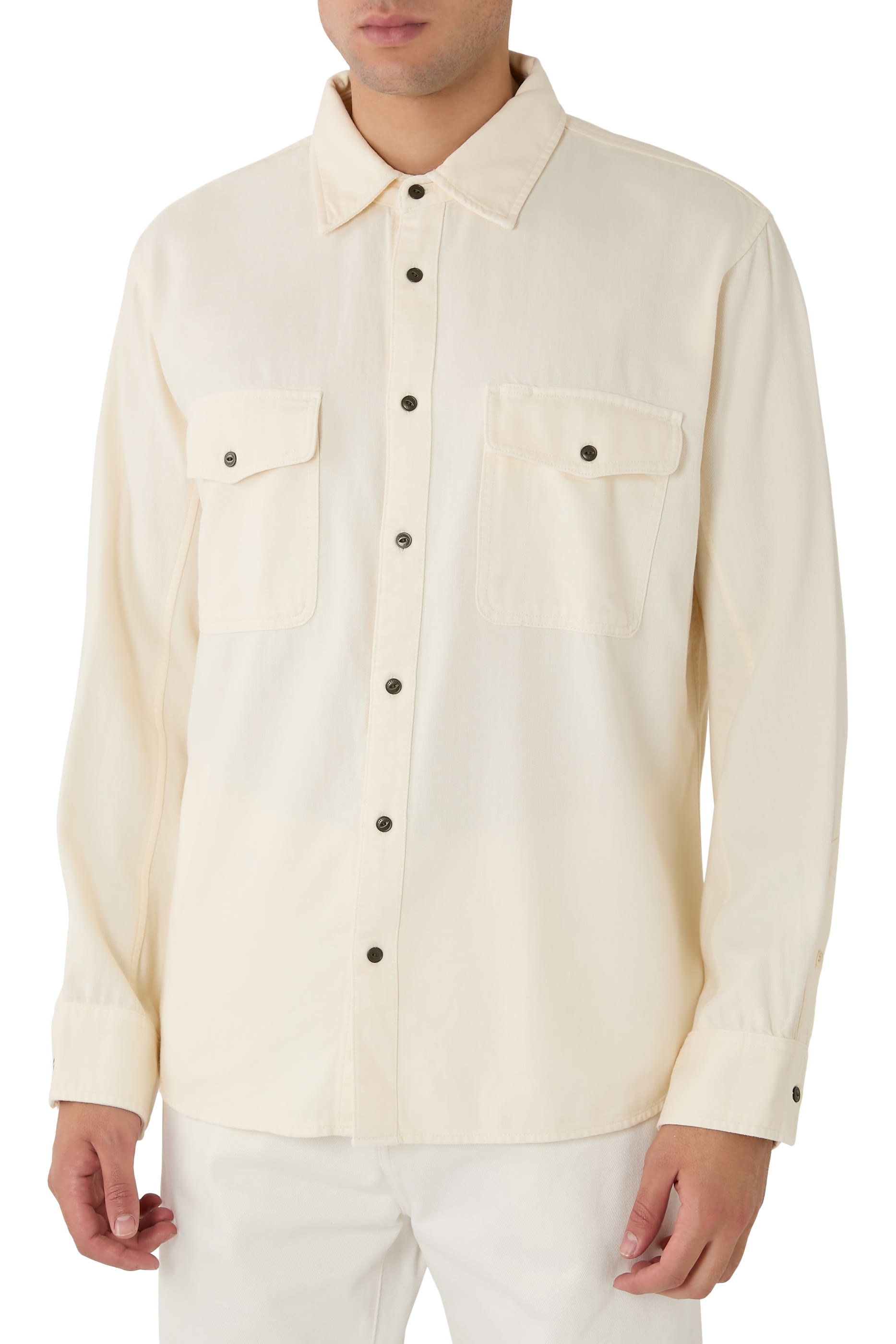 Jack Engineered Denim Button-Up Shirt