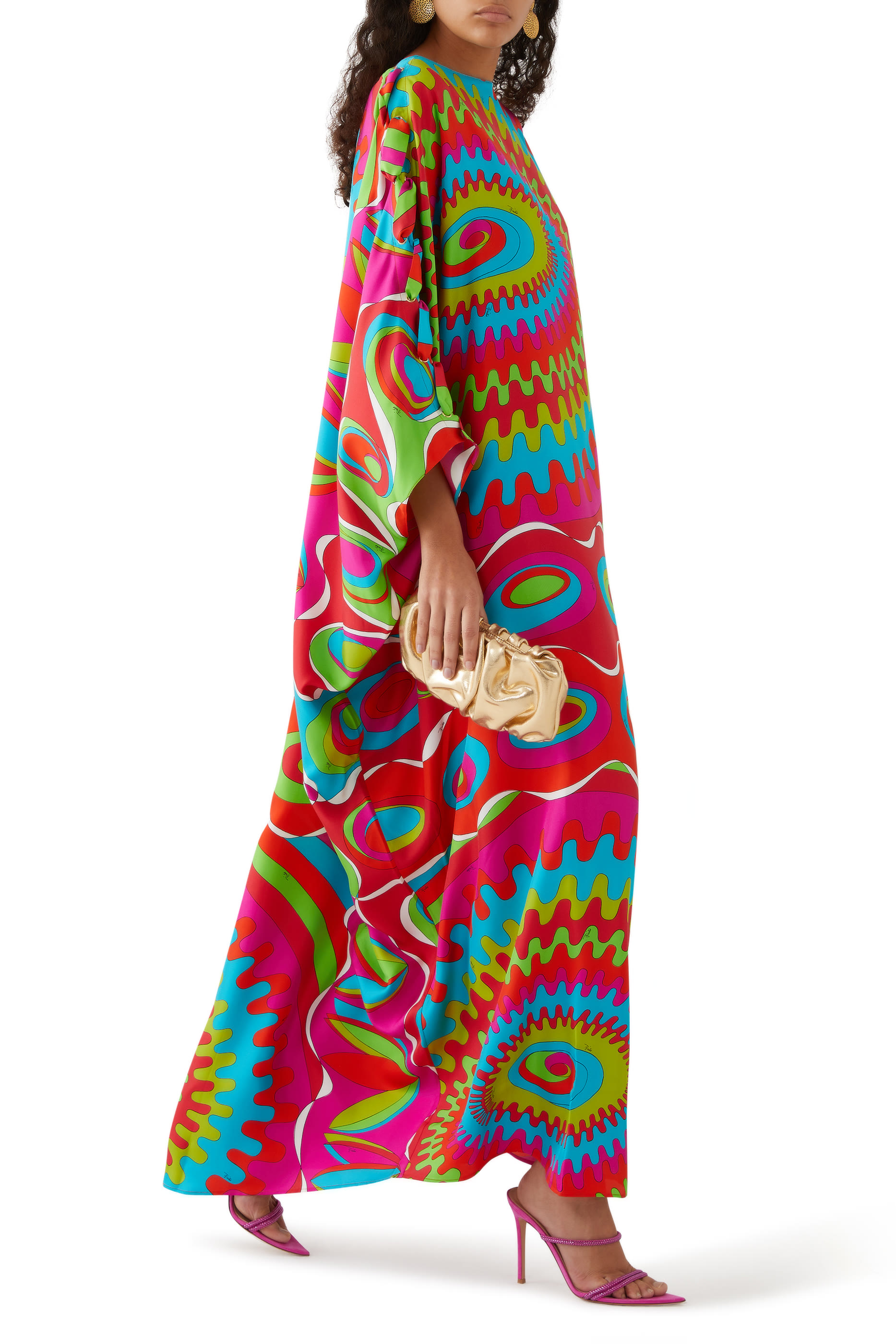 Bersaglio-Print Cotton T-Shirt Dress