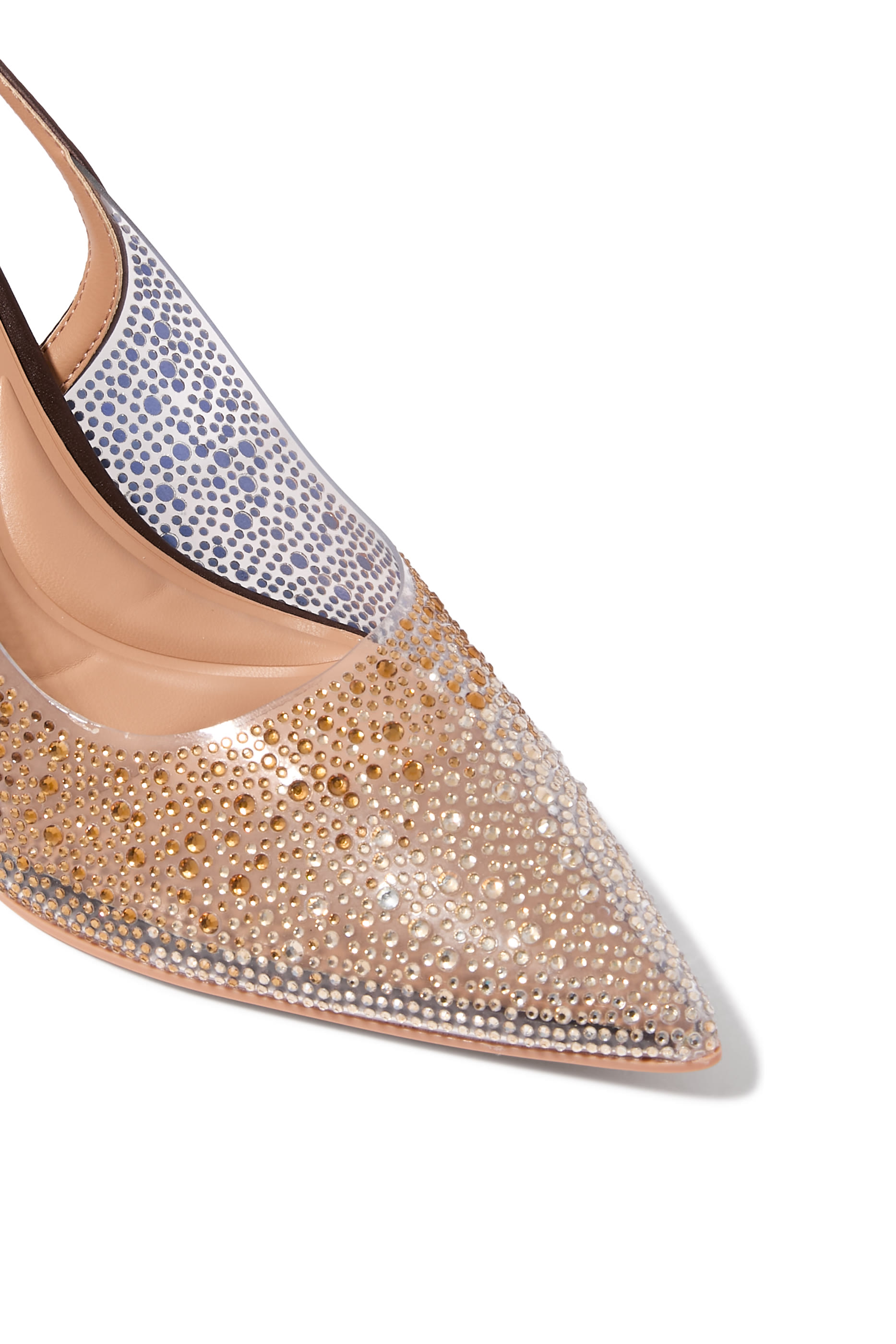 Carvela 100 Positano Vinyl Sling Back Pumps