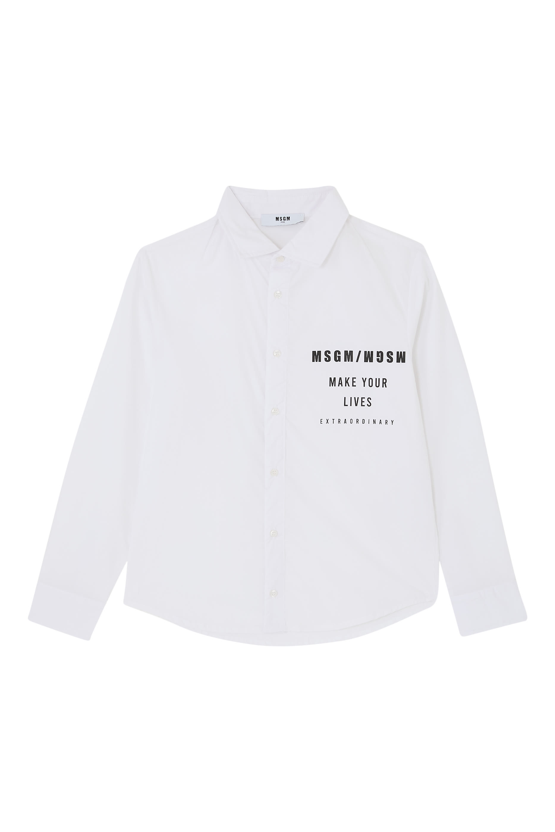 Kids Graphic Poplin Shirt