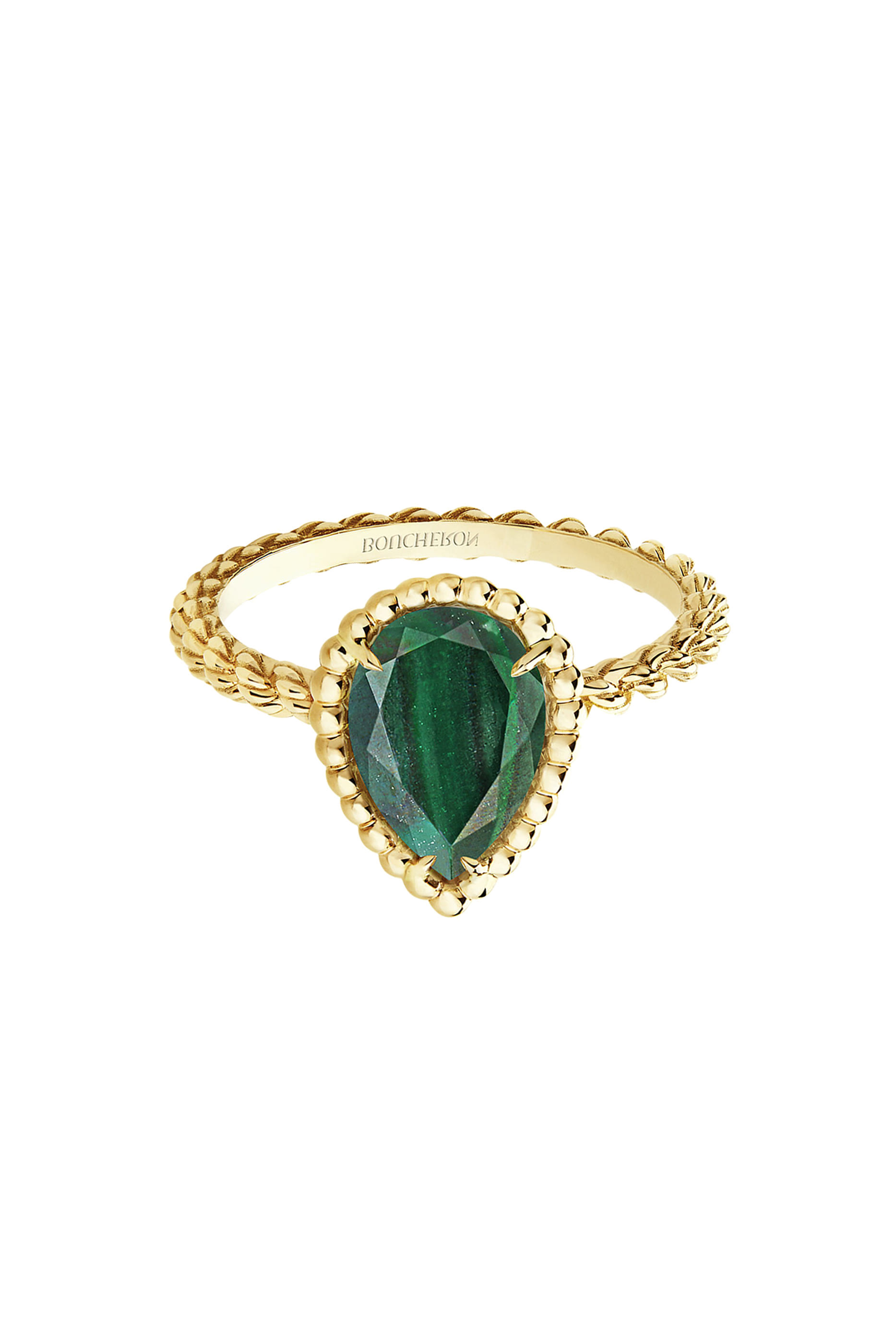 Serpent Boh&egrave;me Malachite Small Ring