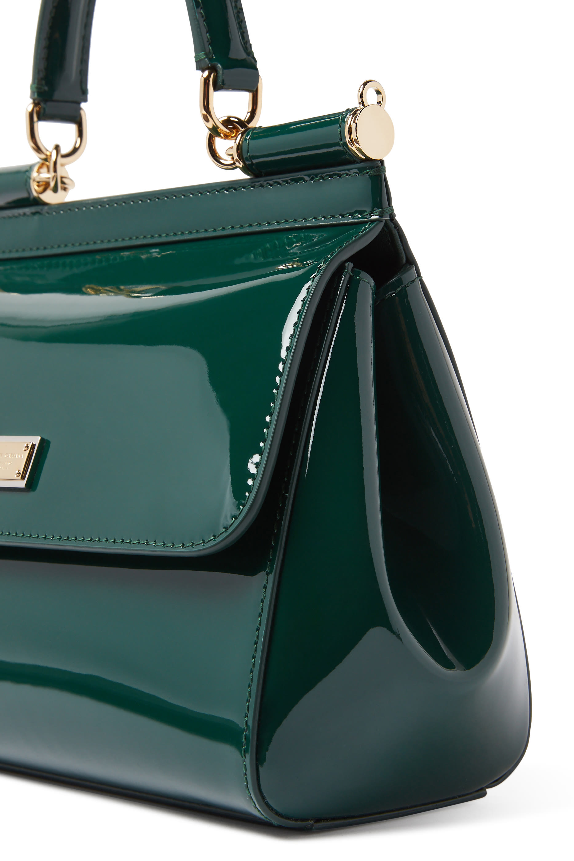 Medium Patent Leather Sicily Handbag