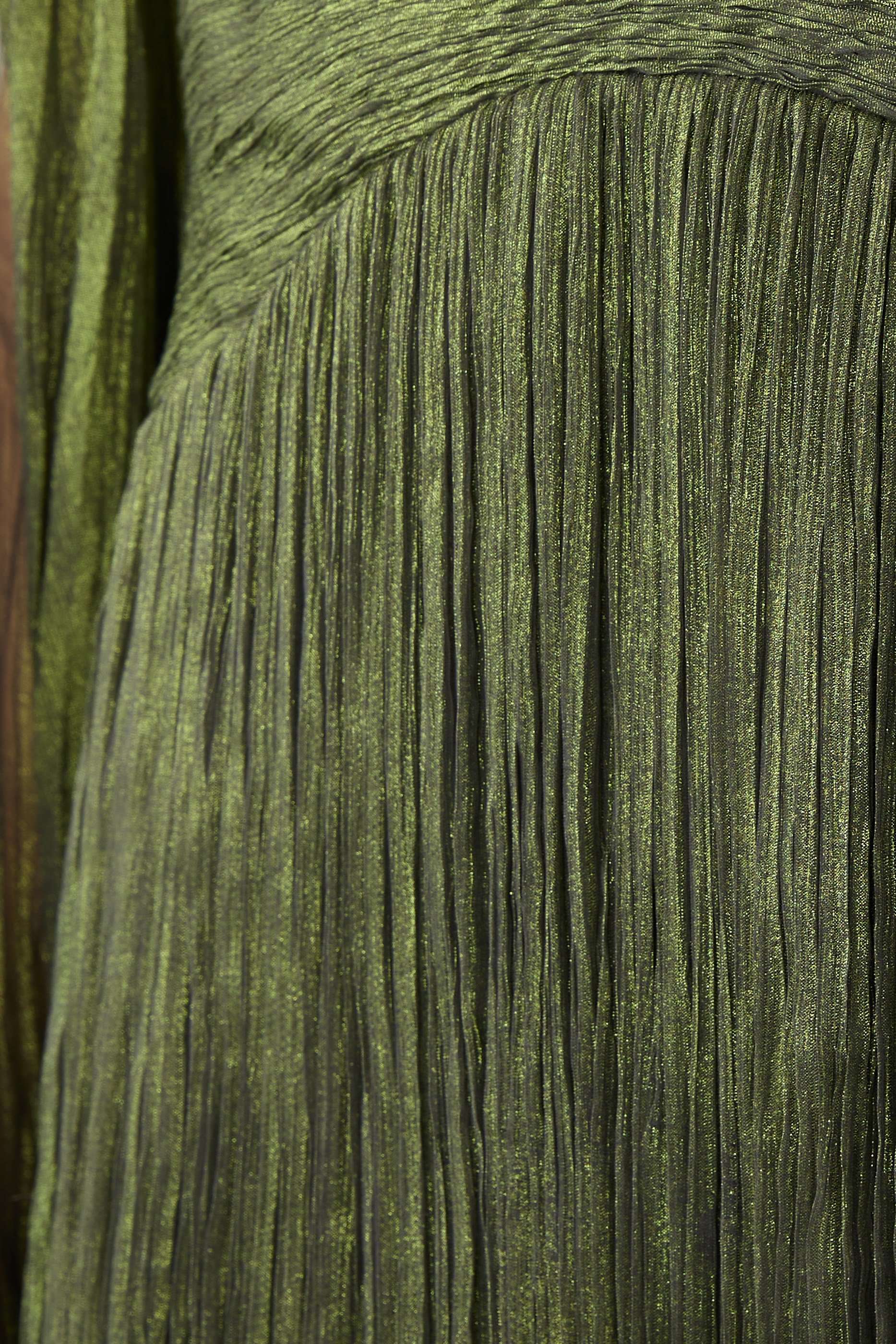 Ellie Plunge-Neck Gown