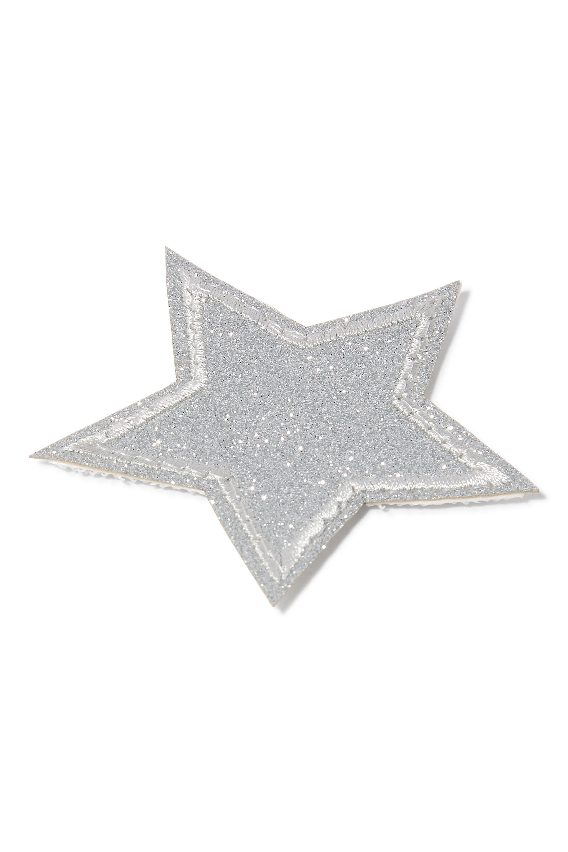Kids Silver Stars Patch Set
