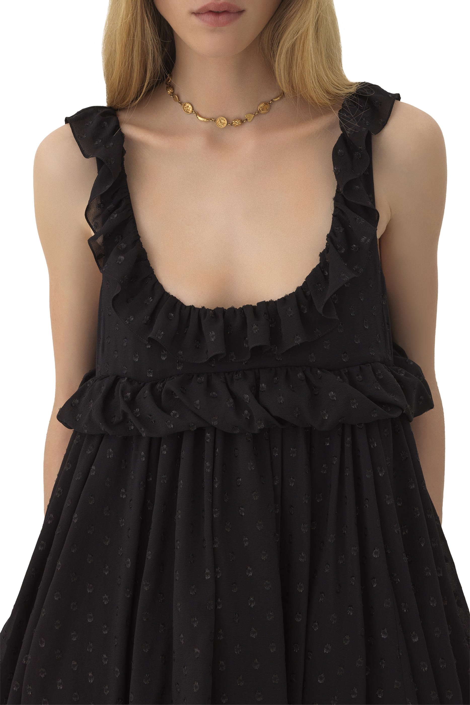 High Low Ruffle Dress