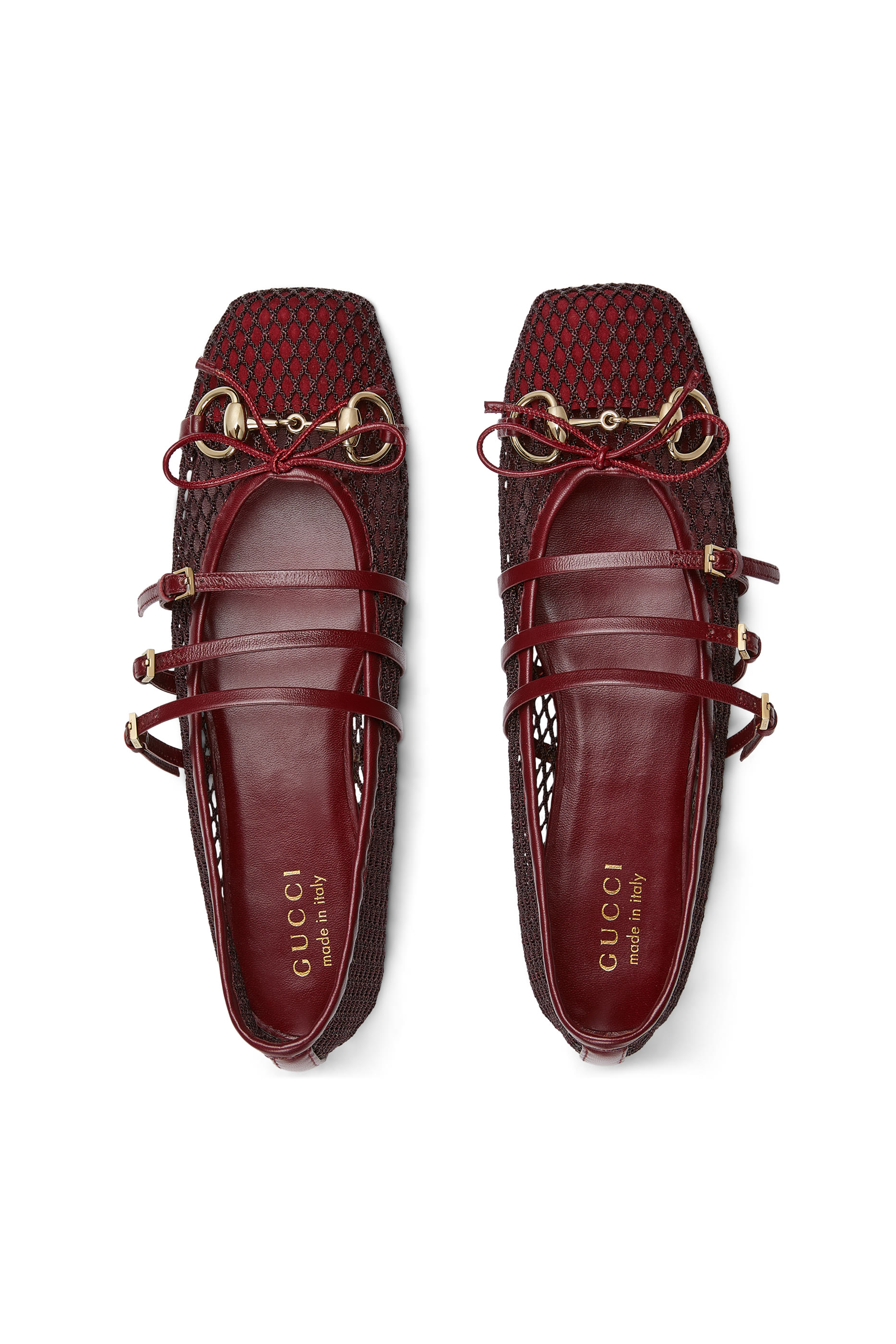 Logo Horsebit Ballet Flats