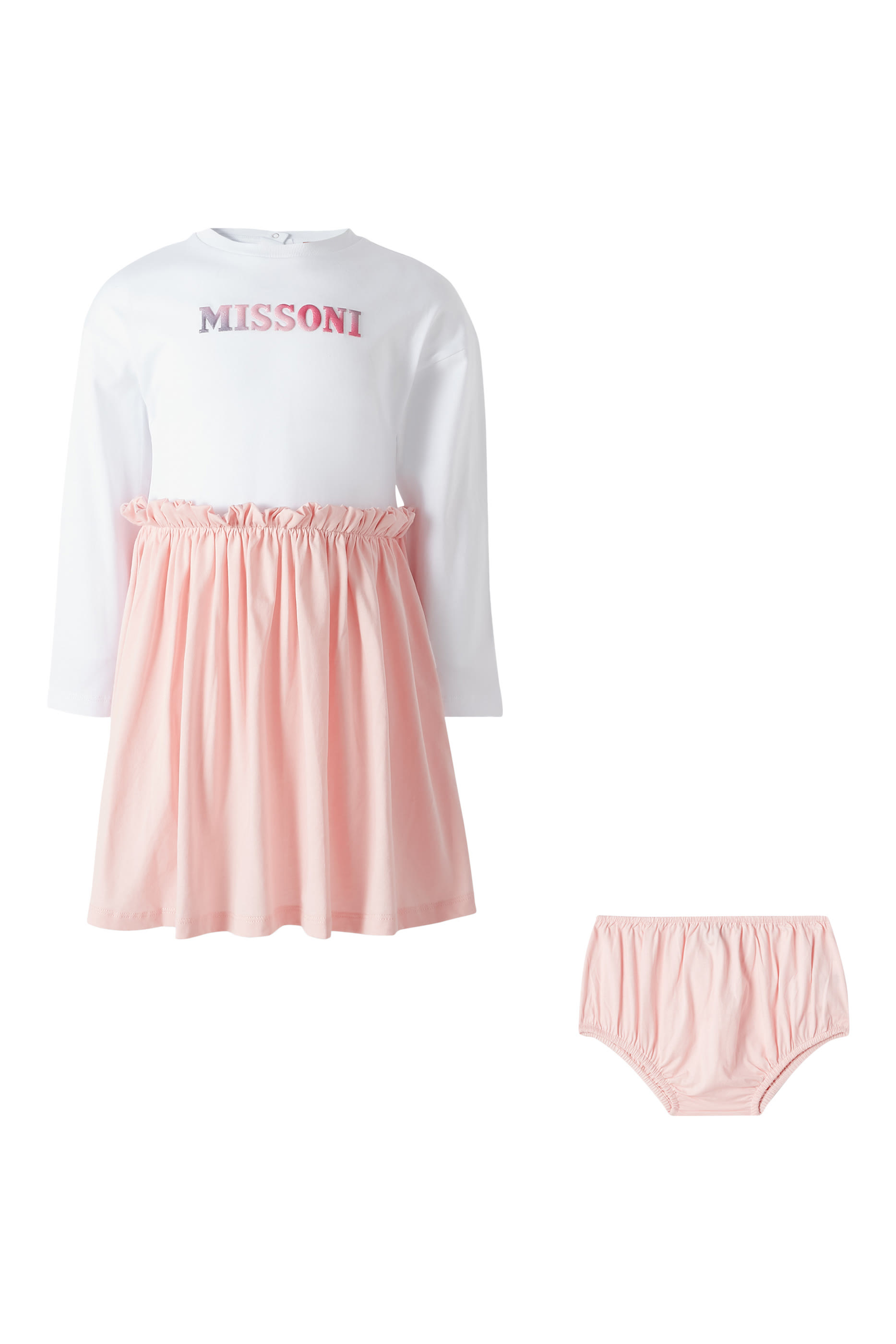 Kids Degrade Logo Jersey Dress