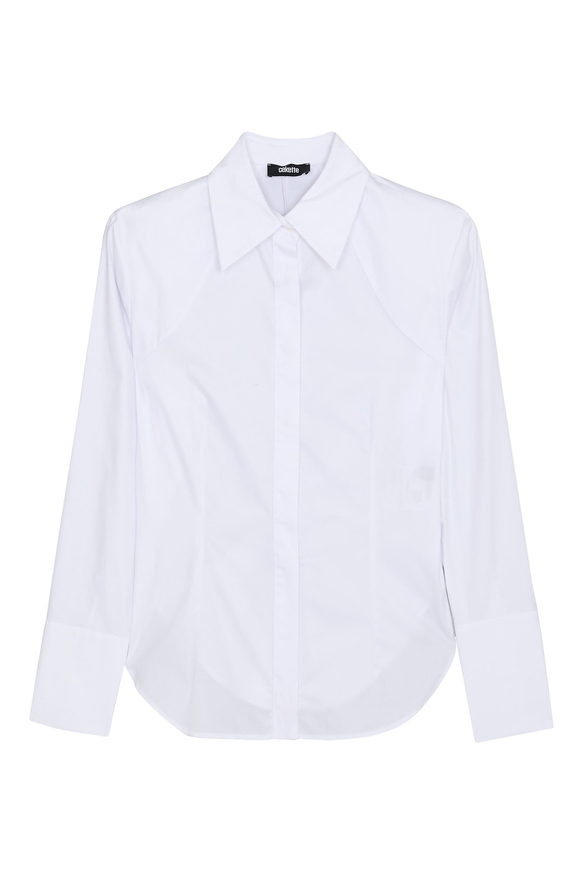 Back-Drape Boxy Shirt