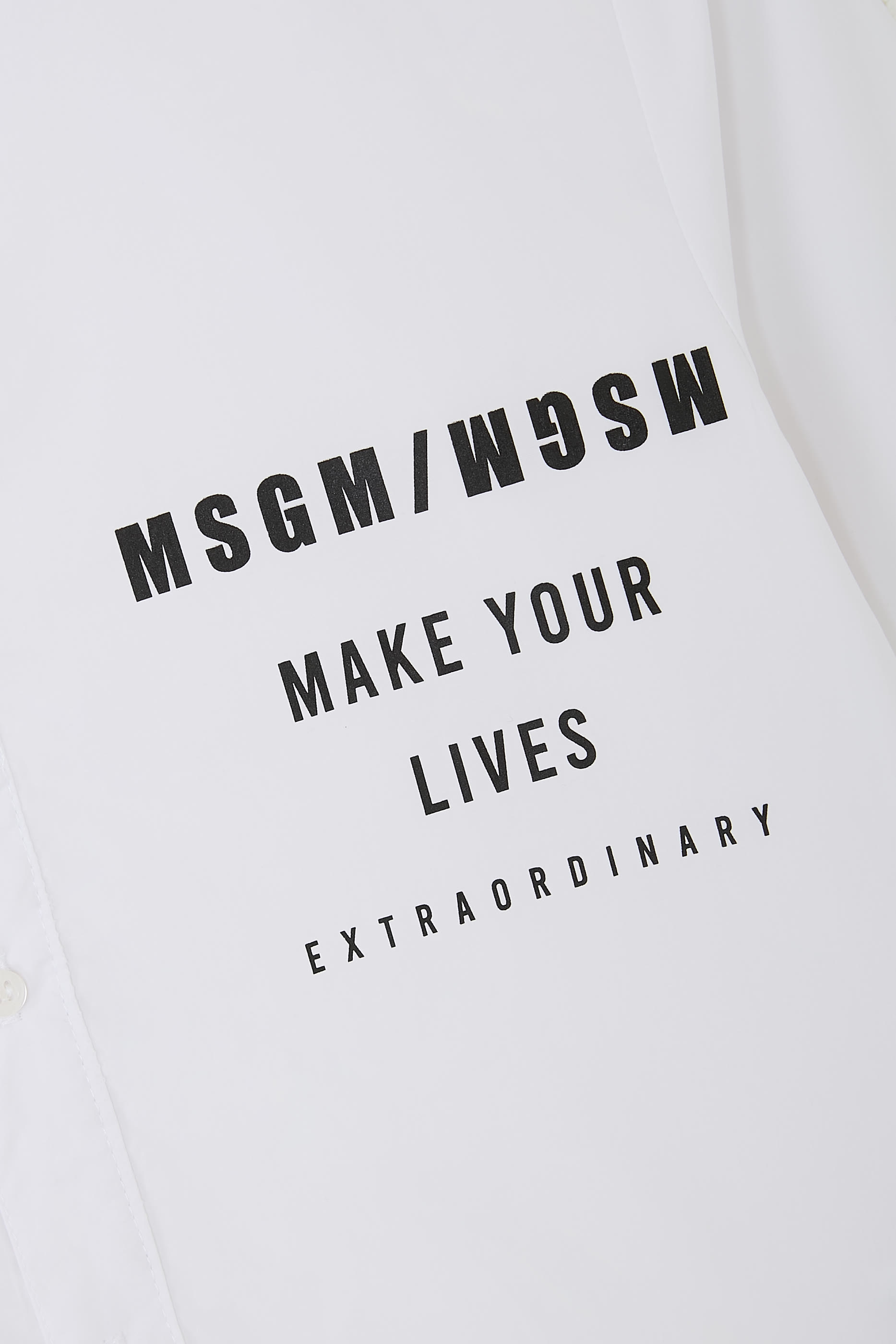 Kids Graphic Poplin Shirt