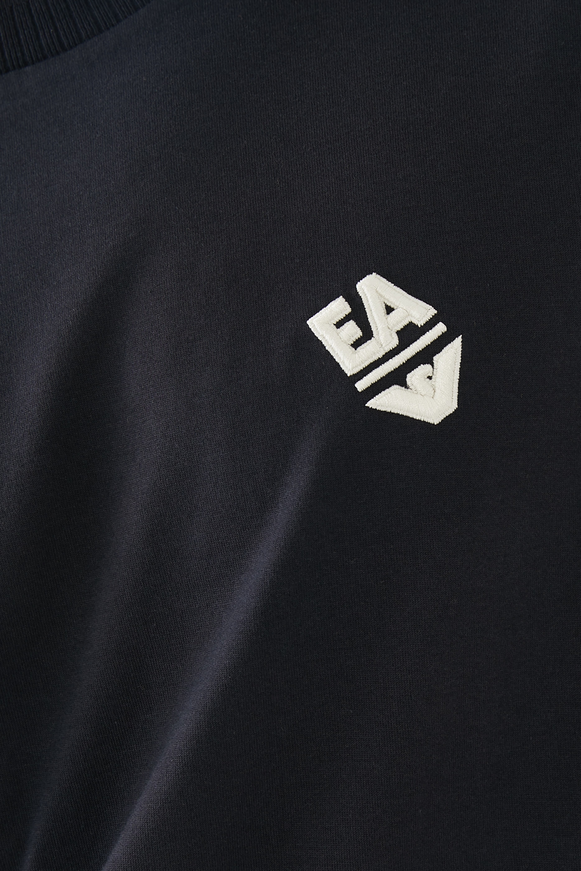 Ribbed Logo T-Shirt
