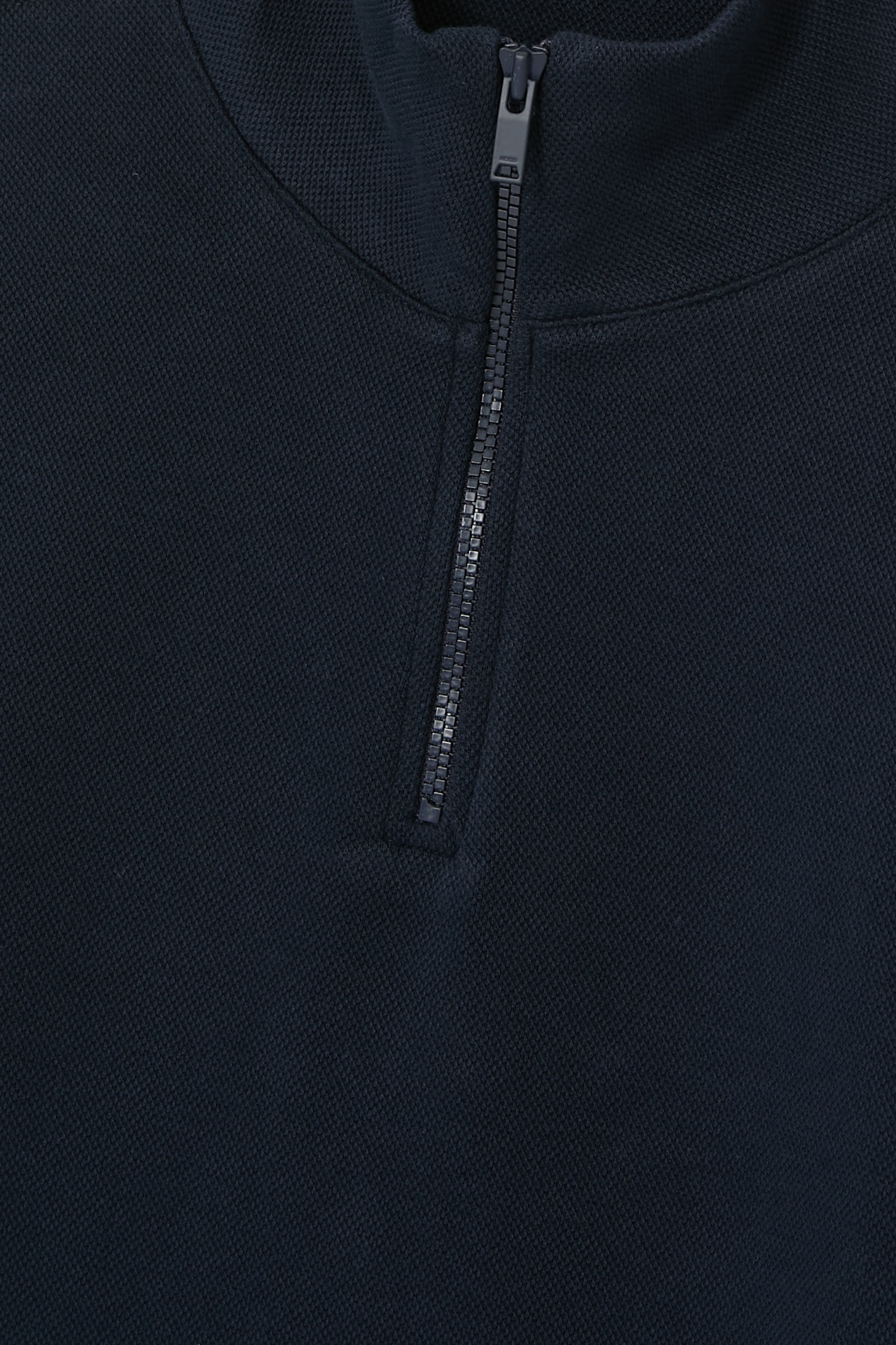 Textured Half-Zip Sweatshirt 
