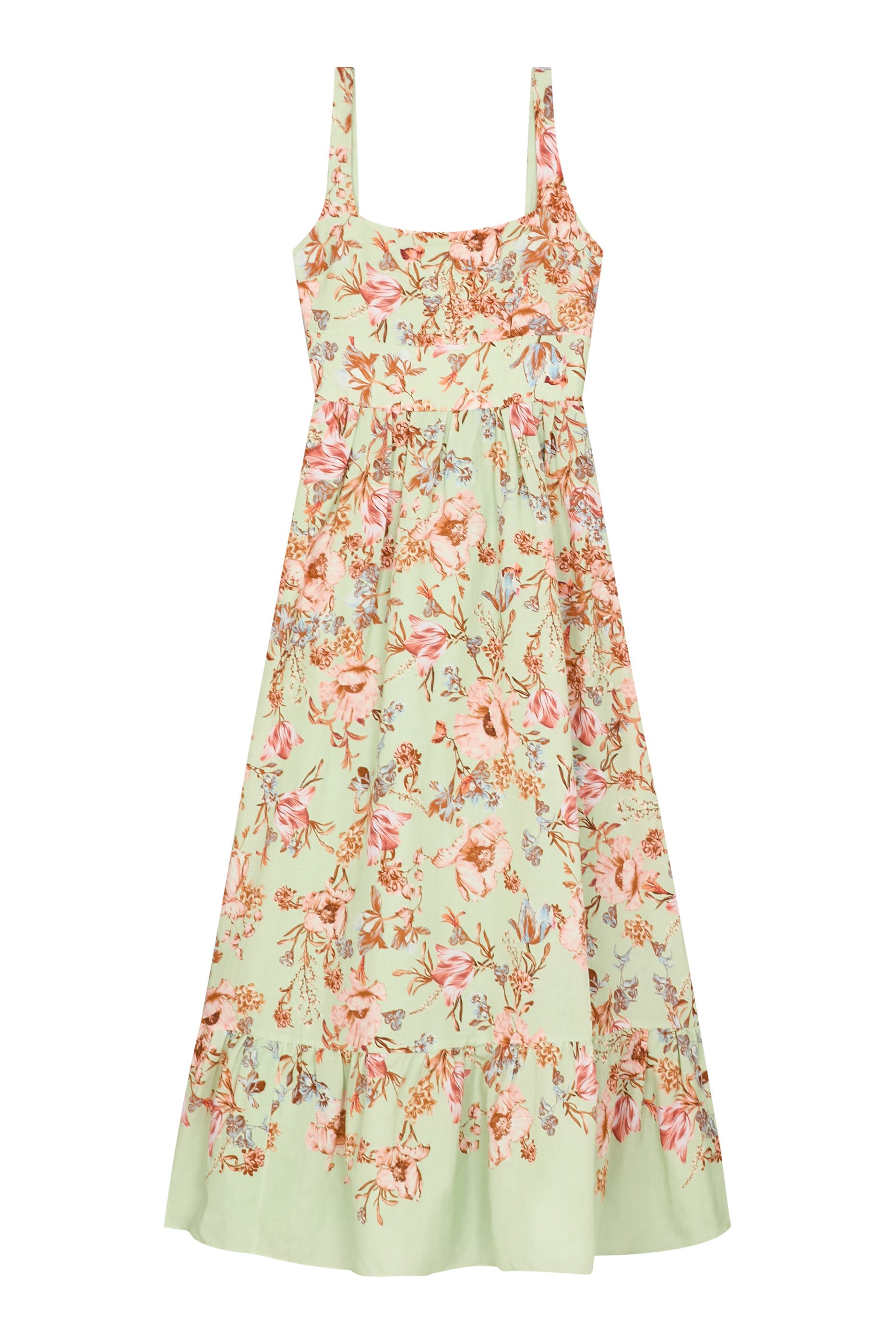  Ezra Corset Midi Dress 