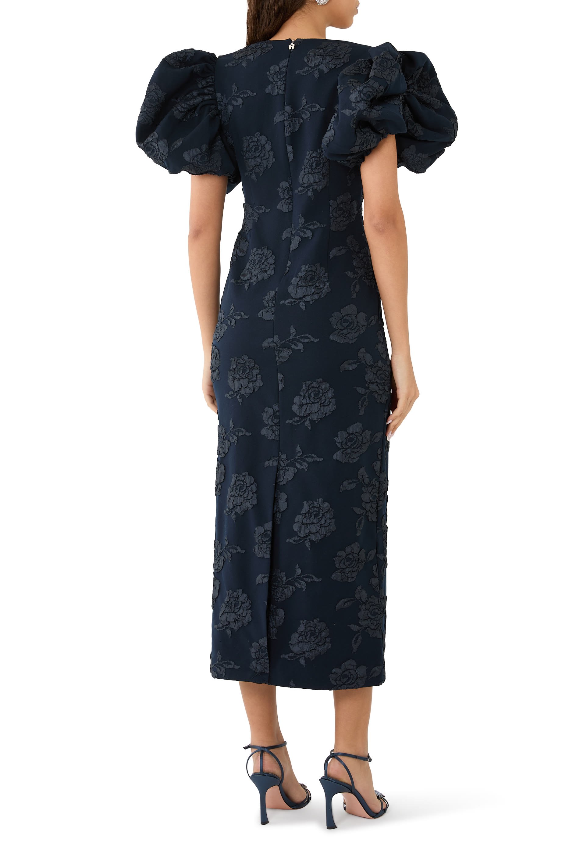 Ruby Jacquard Midi Dress