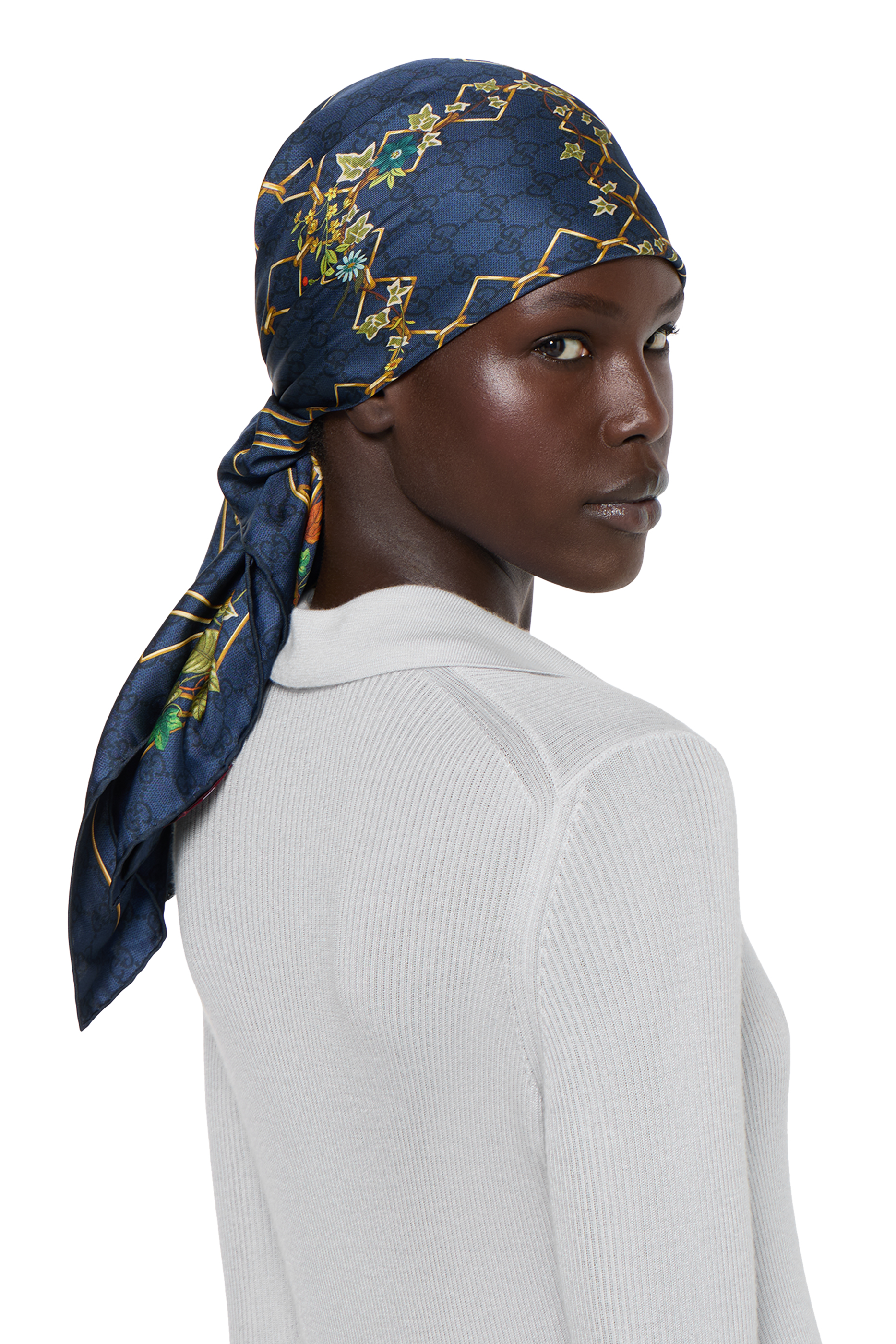 Printed Silk Twill Carré