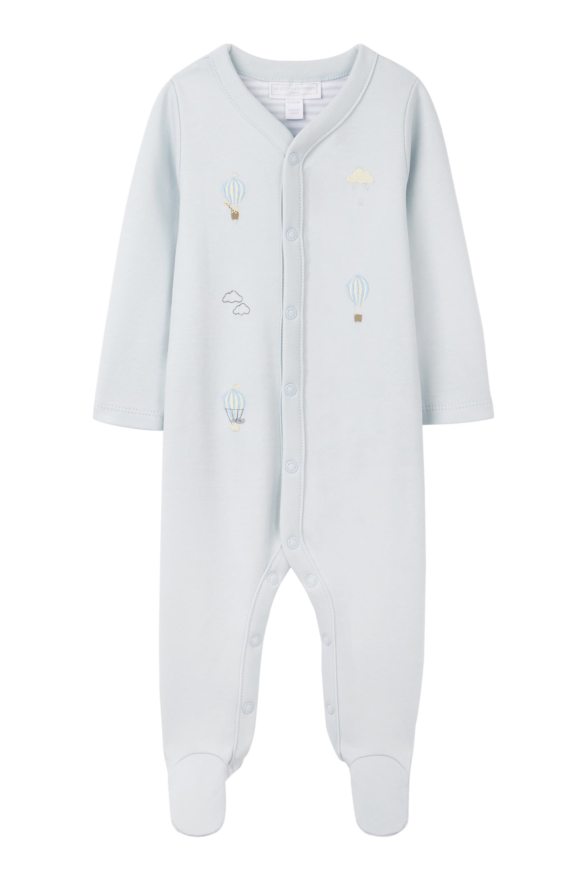 Kids Up in the Air Embroidered Sleepsuit Organic Cotton