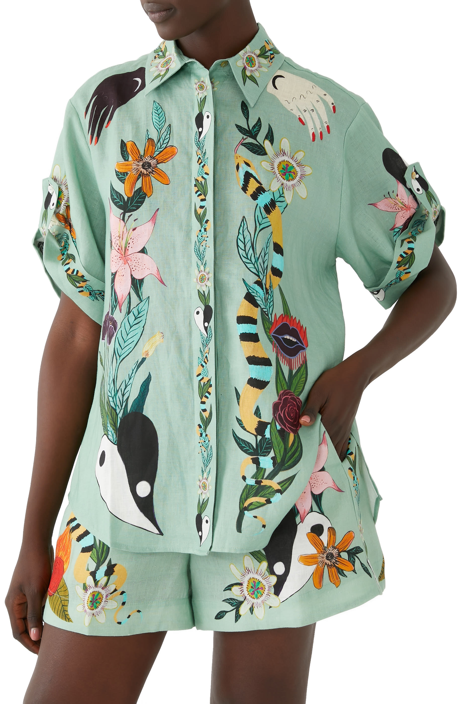 Meagan Oversized Linen Shirt