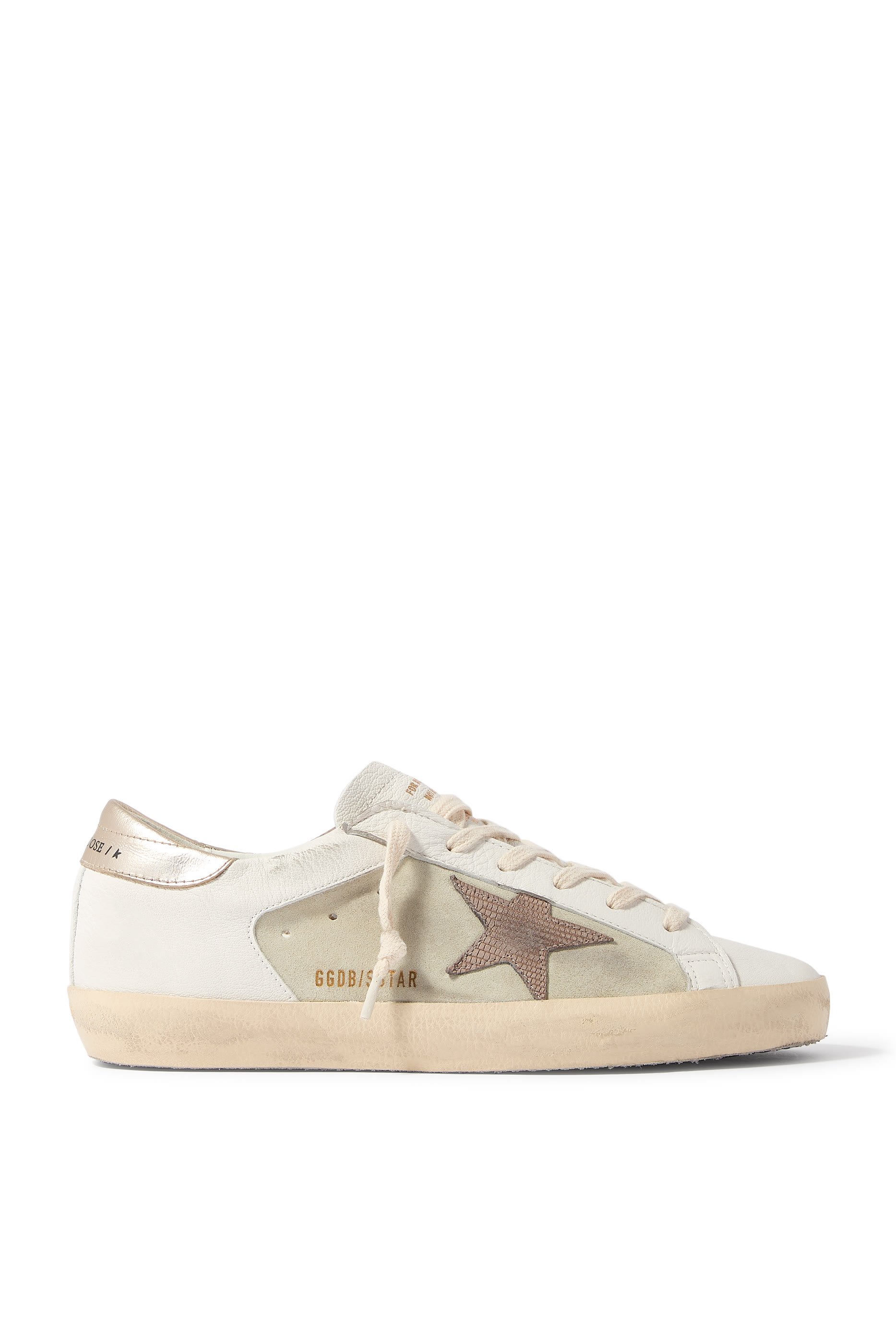 Super-Star Lizard Print Star Sneakers