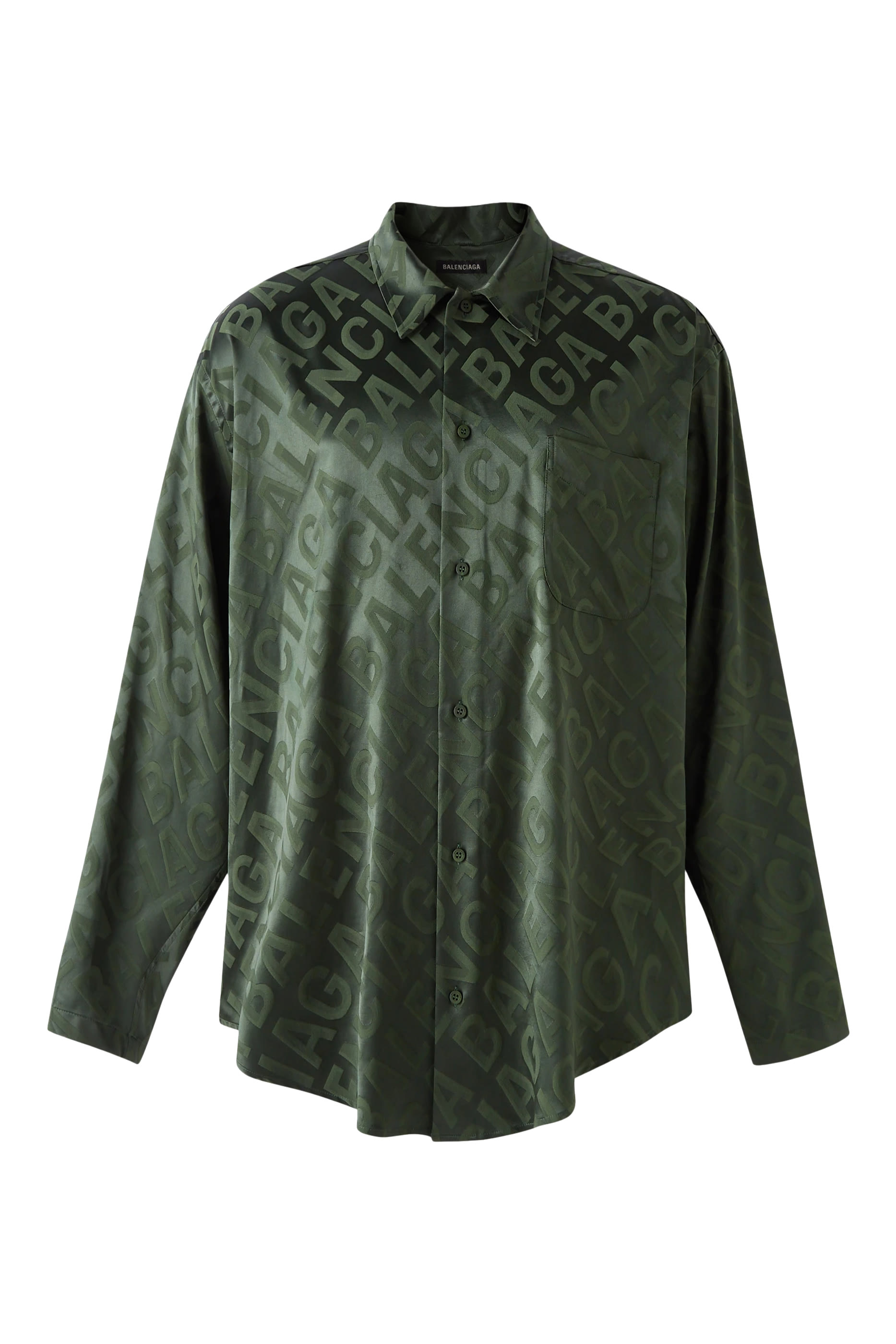 All-Over Logo Minimal Large Fit Shirt