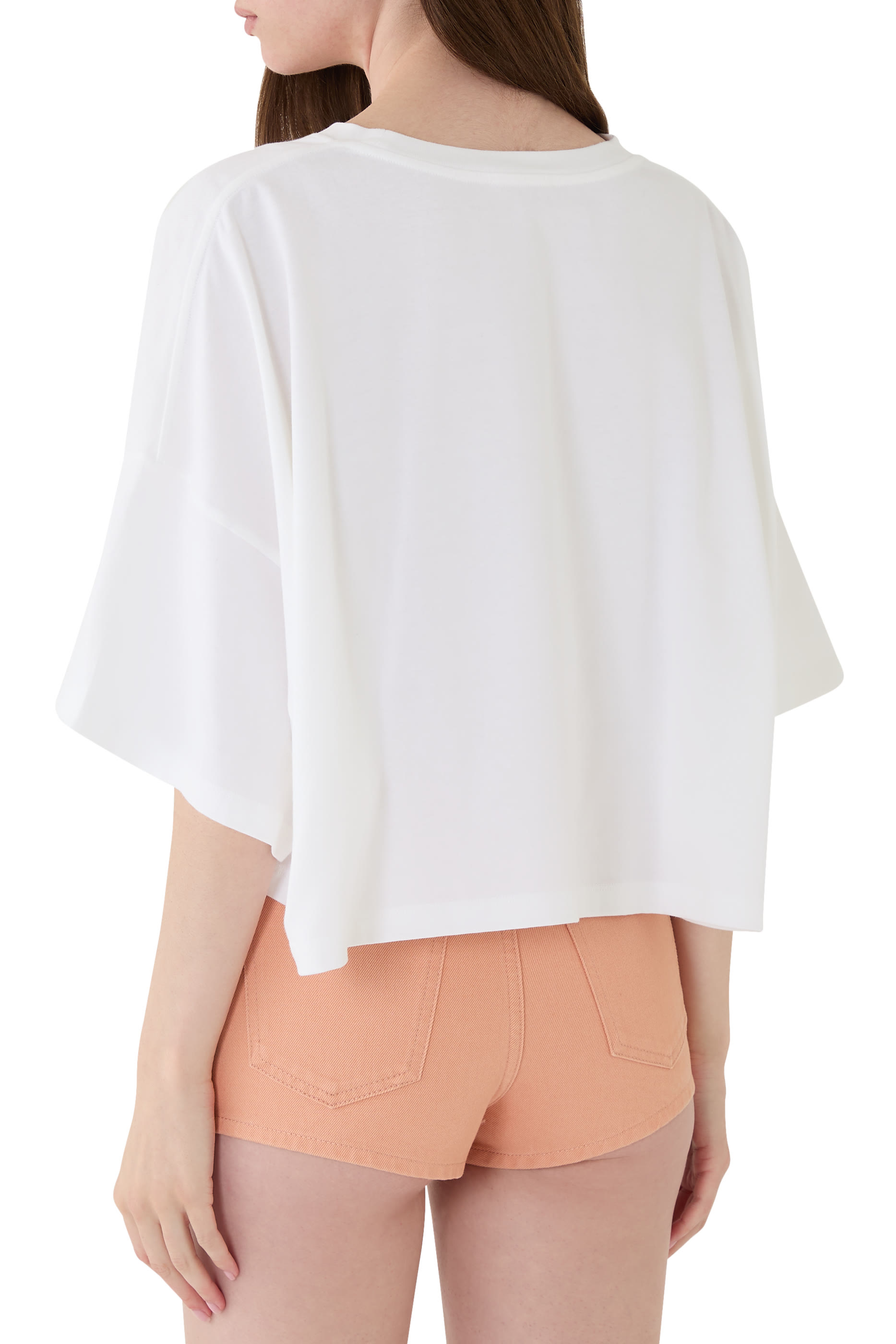 Oversized Crop Logo T-Shirt