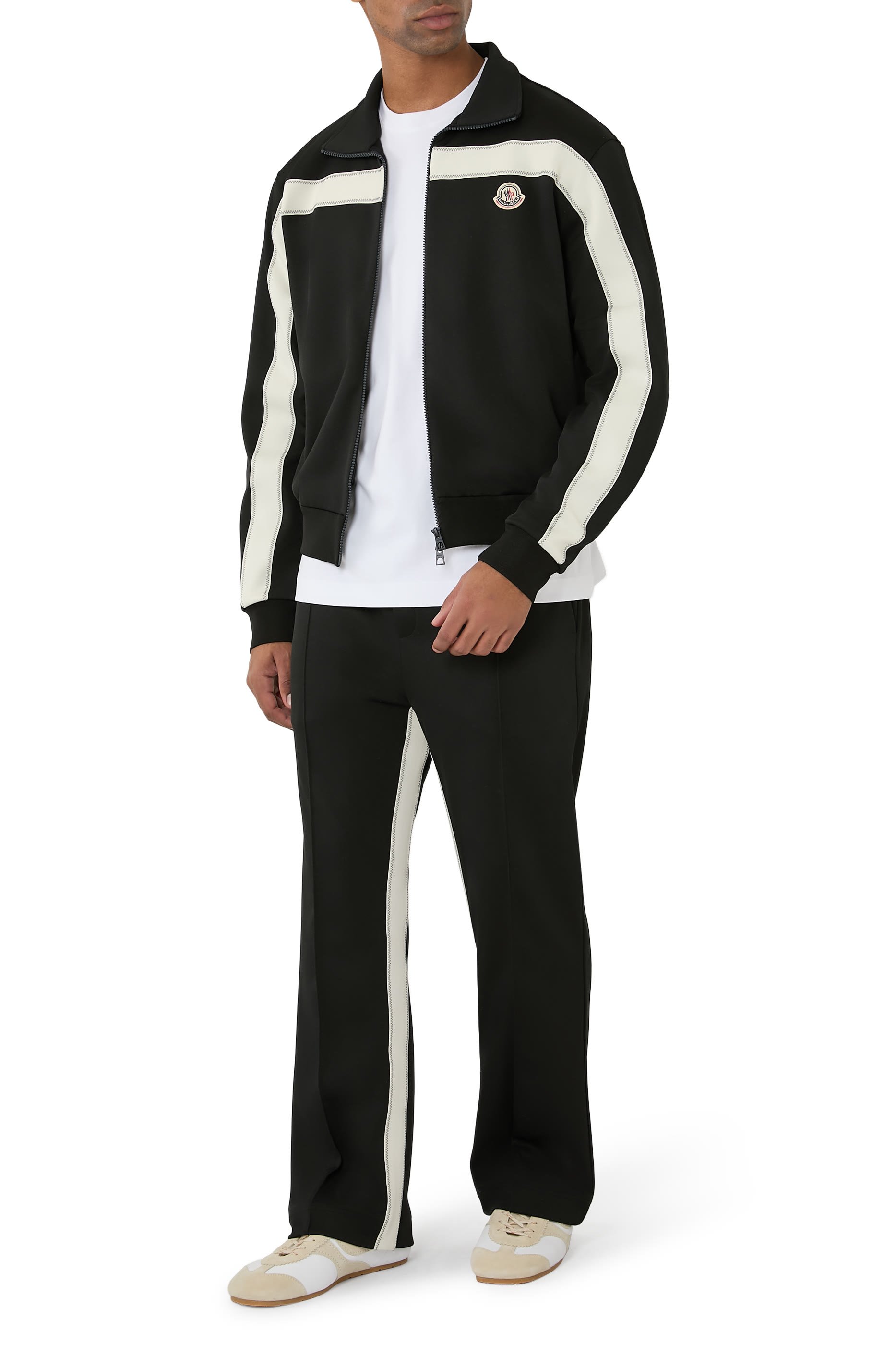 Sweatpants with Contrasting Panels