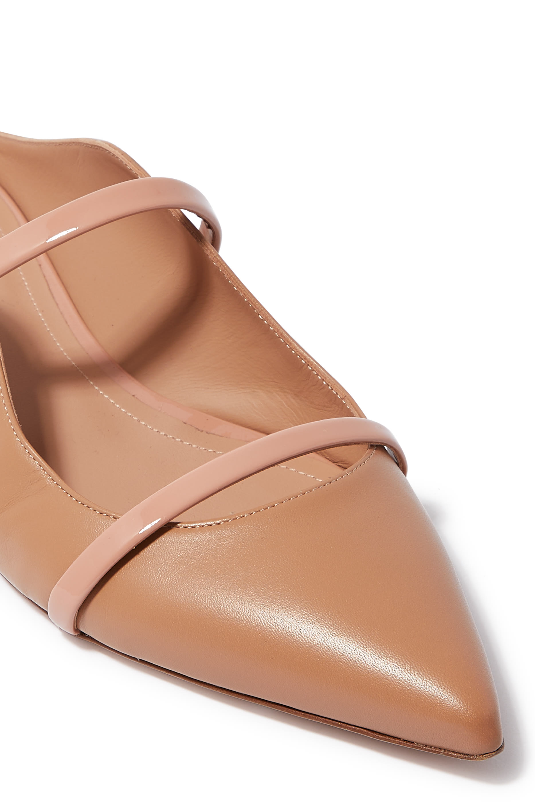Maureen Leather Flat Mules