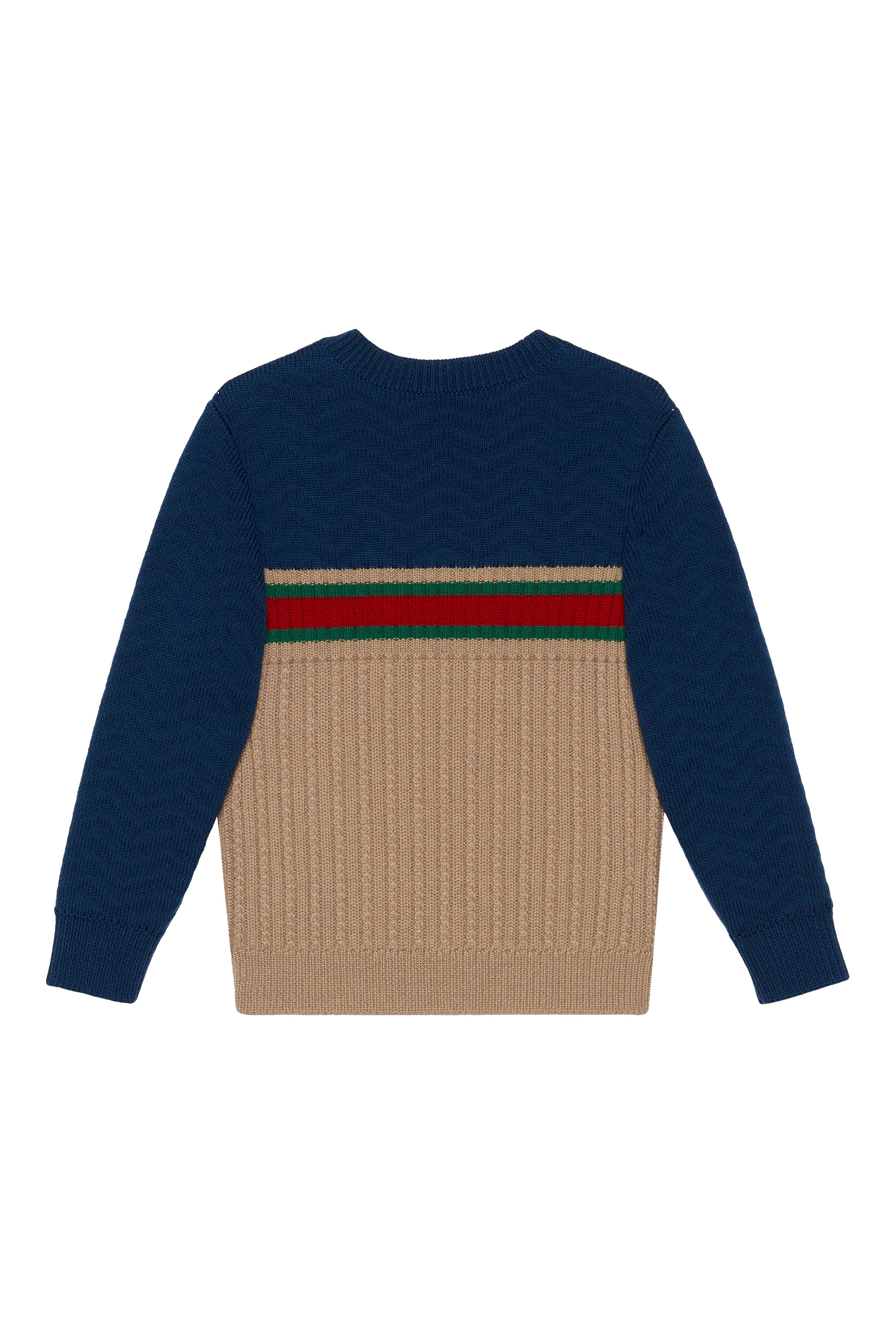 Kids Wool Sweater With Web