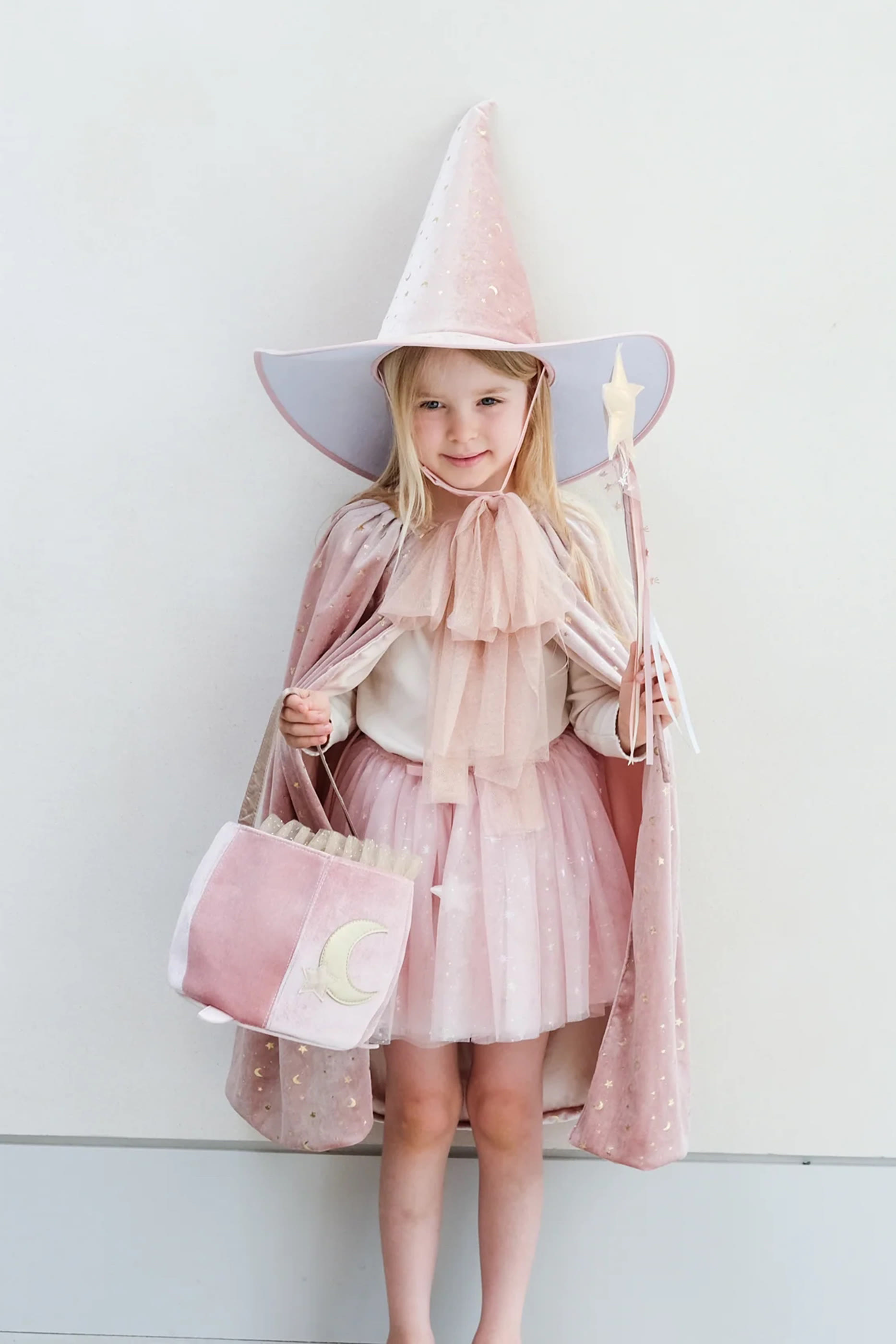 Kids Glinda Bow Witch Cape