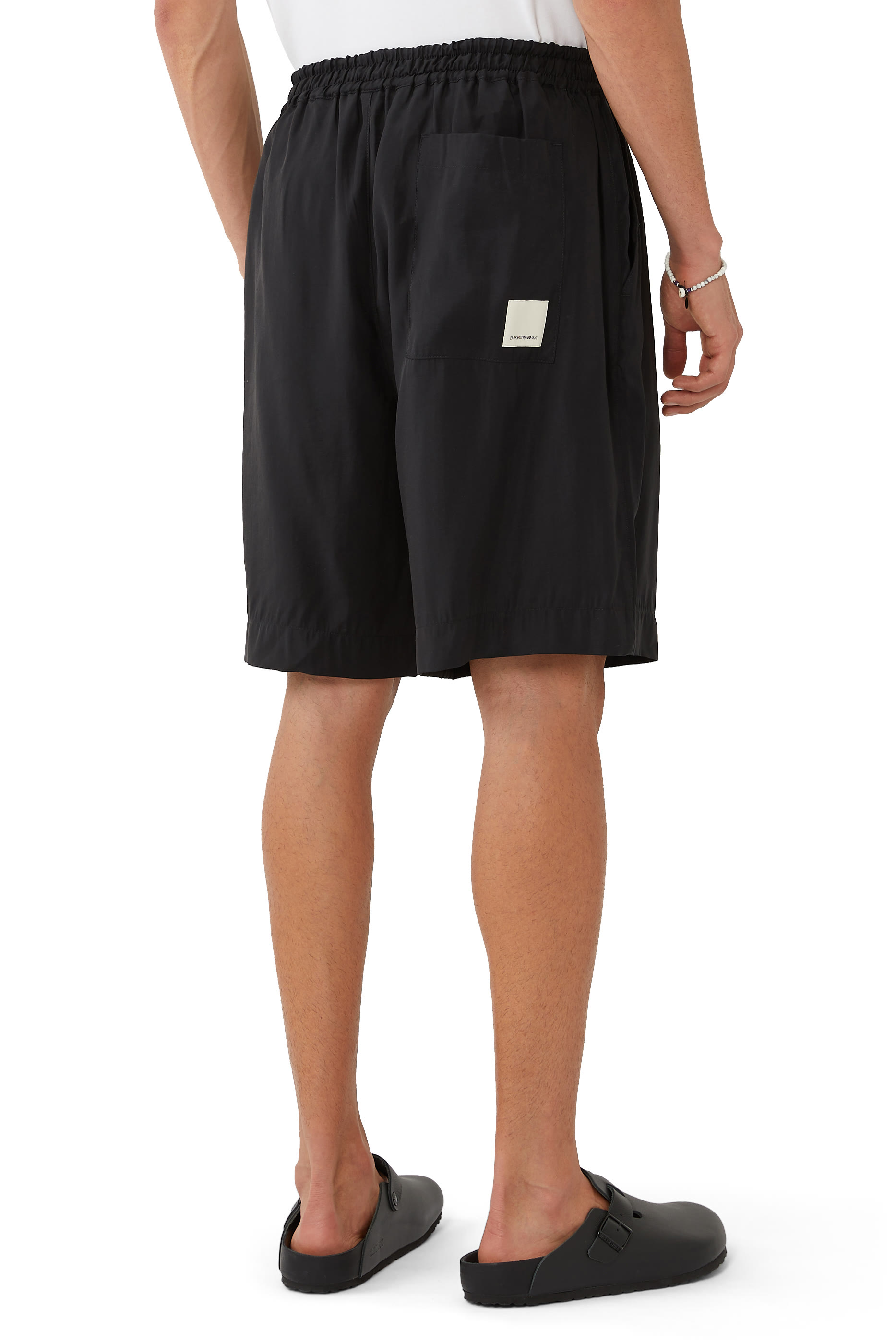 Drawstring Bermuda Shorts