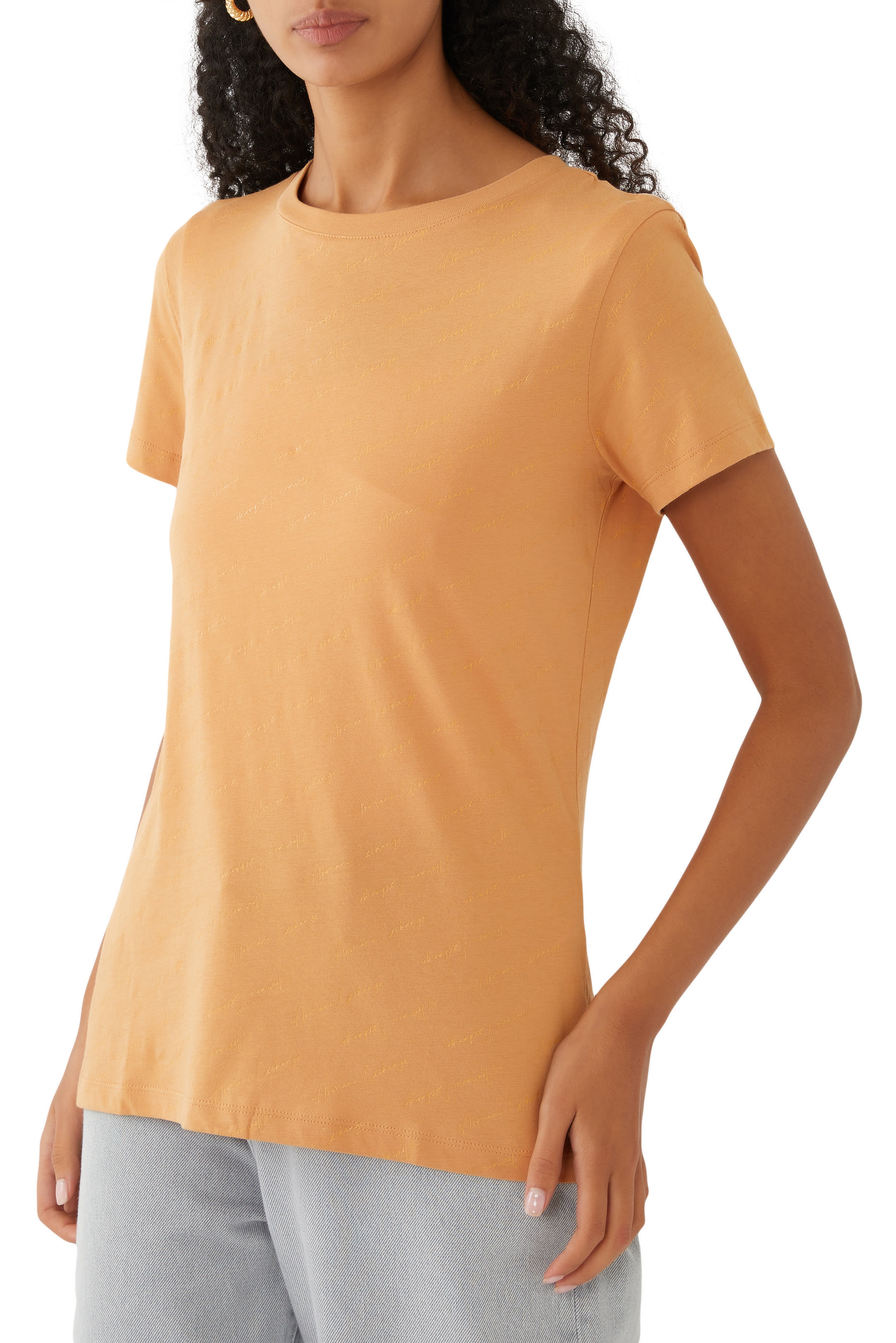 Ophelia New York Logo Cotton-Jersey T-Shirt