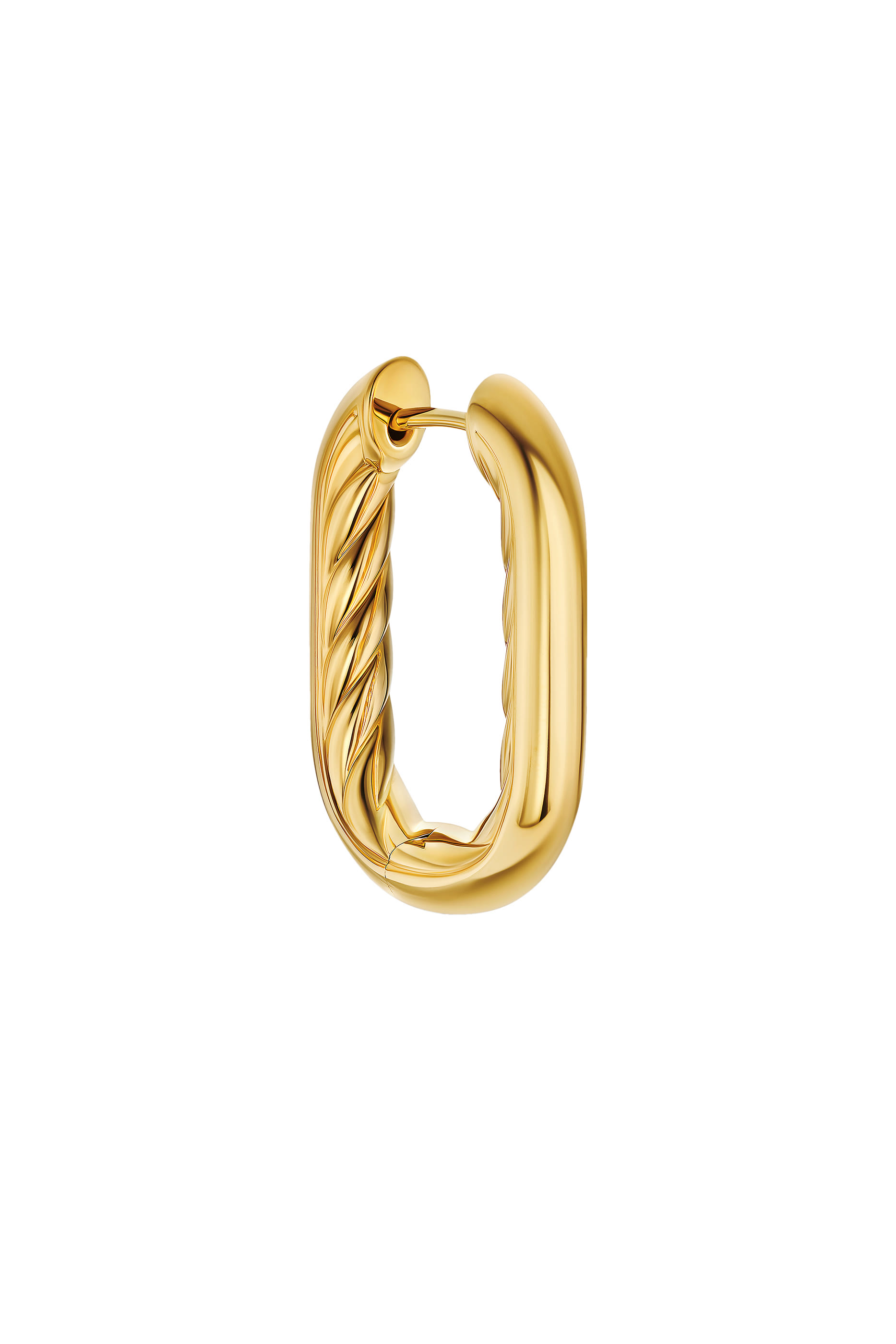 DY Madison® Smooth Hoop Earrings, 18K Yellow Gold