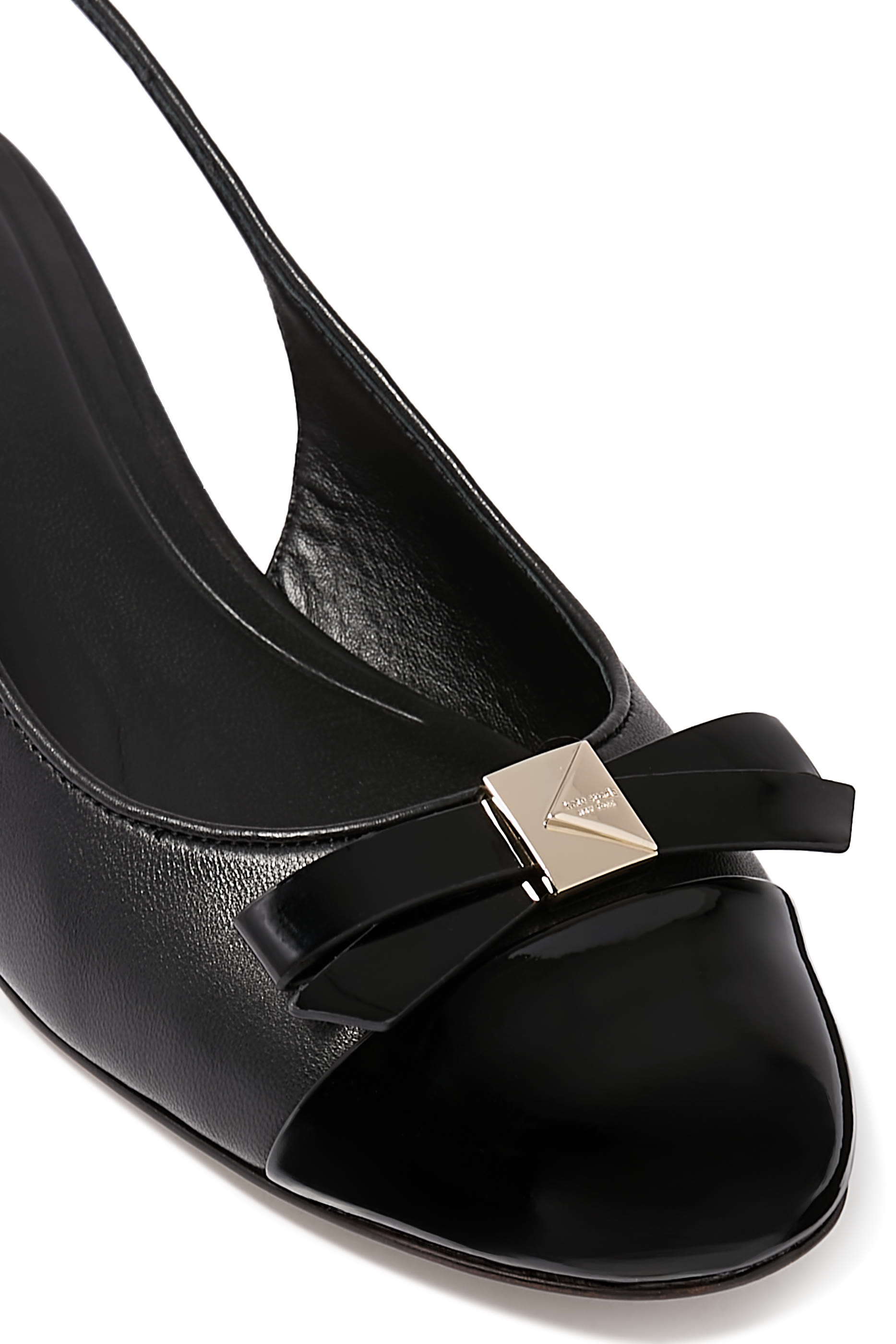 Deco Bow Slingback Pumps