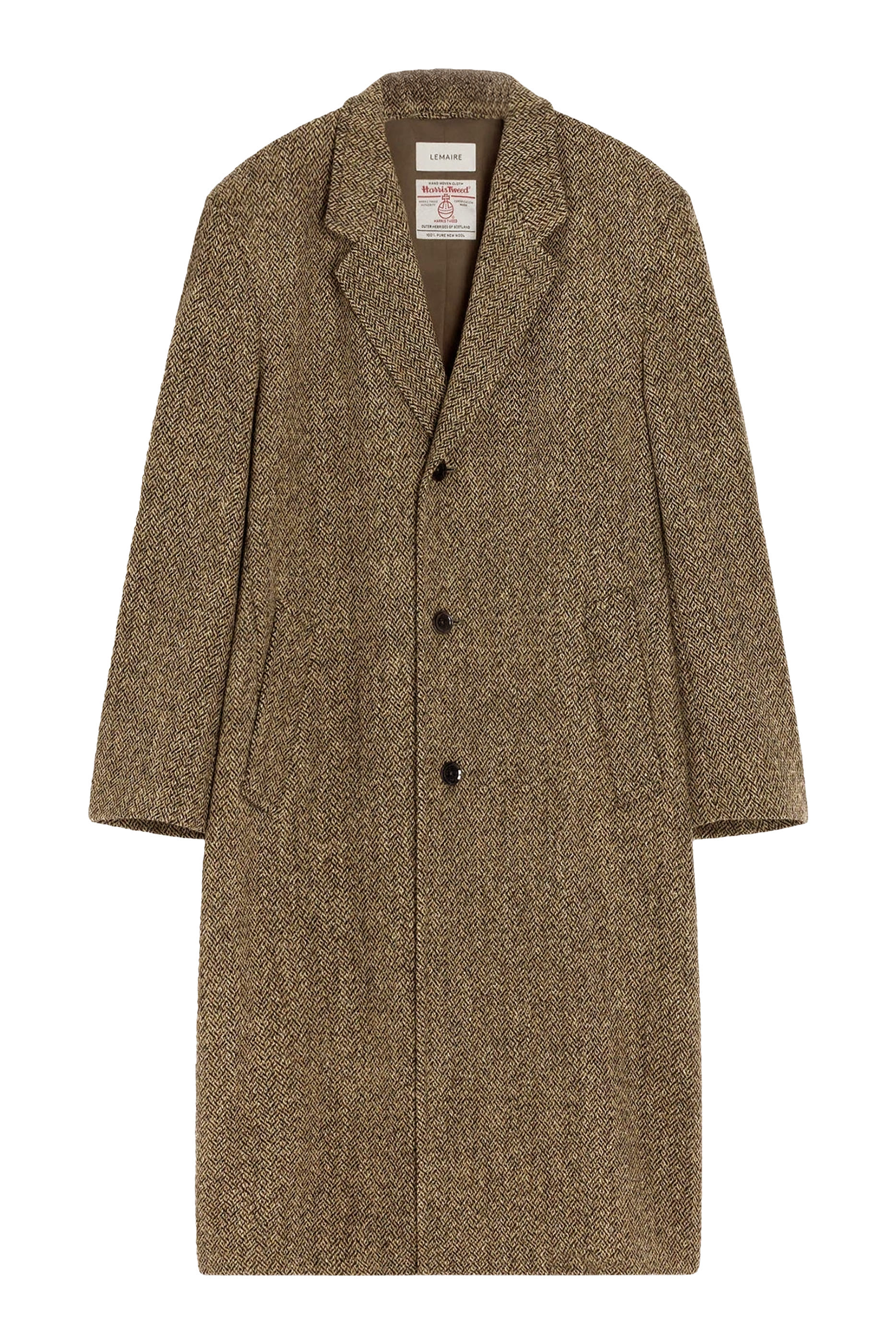 Chesterfield Herringbone Tweed Coat